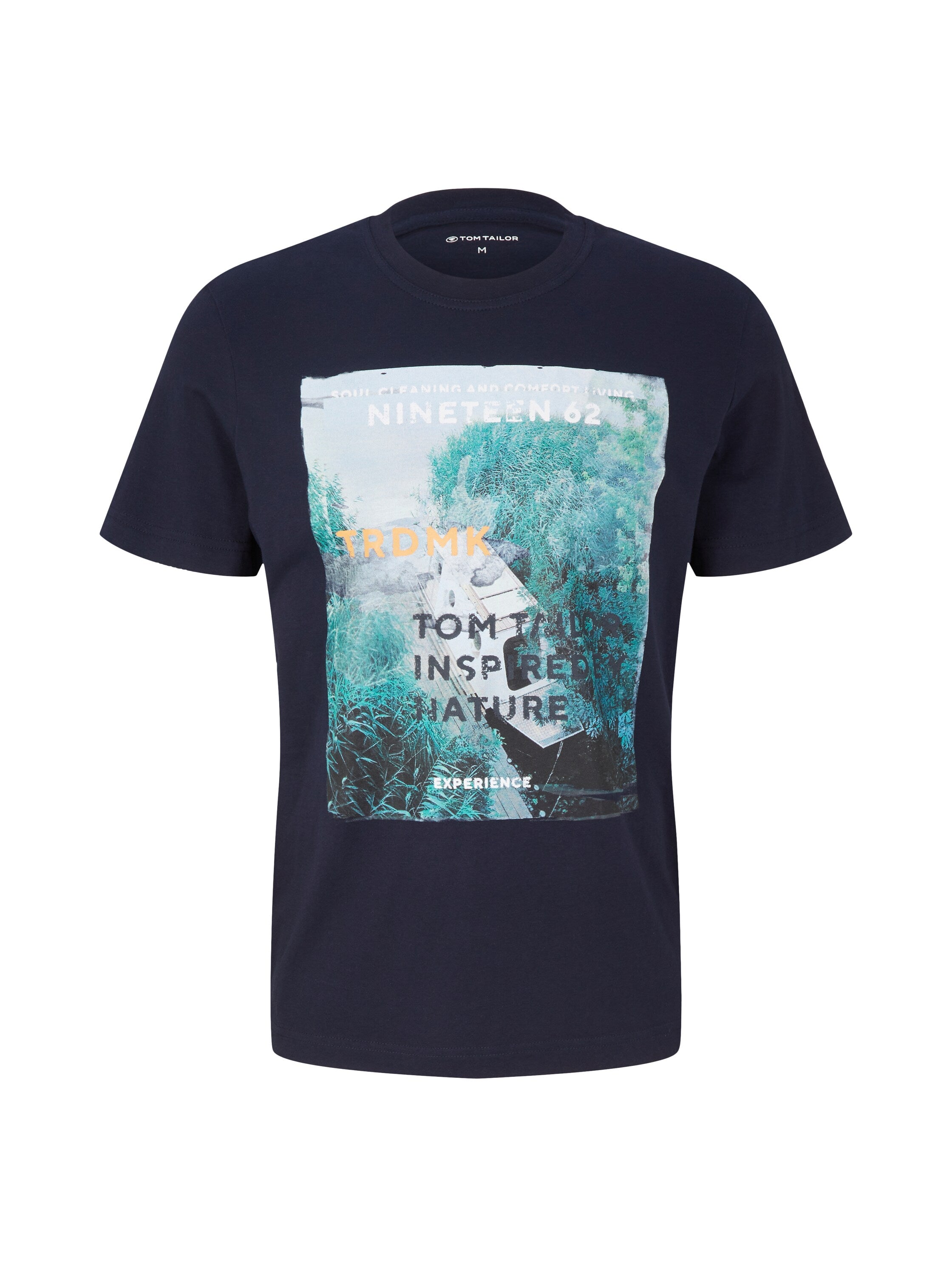 Blue Short Sleeve Graphic T-Shirt