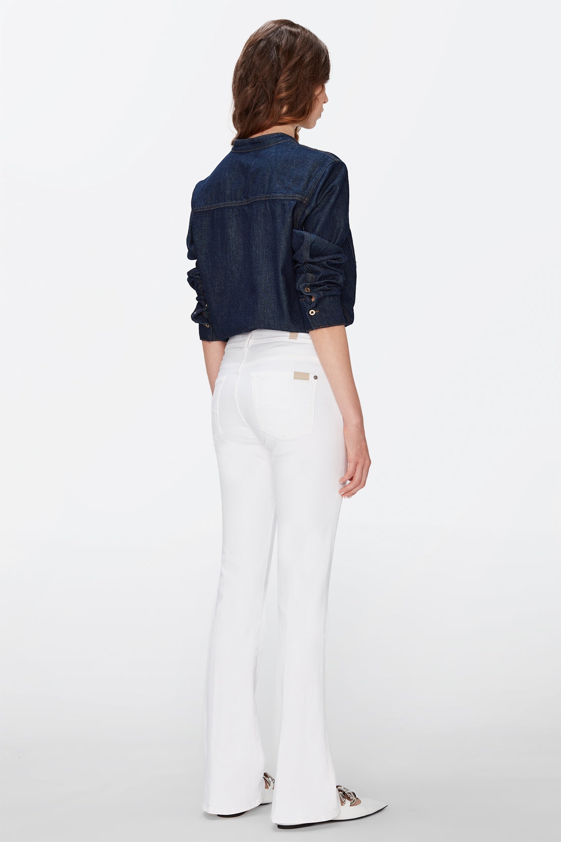 Bootcut Tailorless Optic With Exposed Buttons - BEVAVA