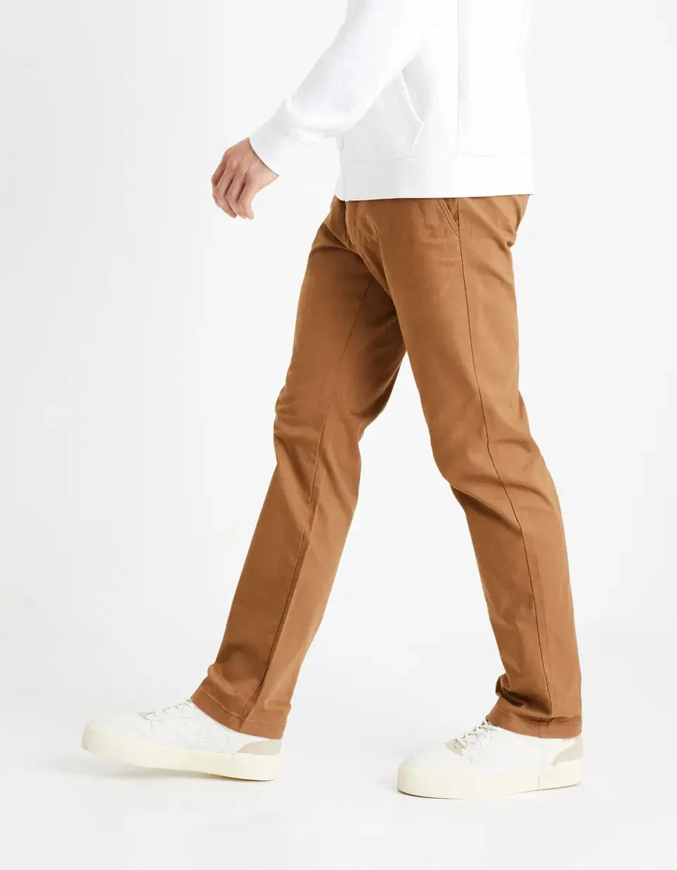 Brown Chino Trousers - BEVAVA