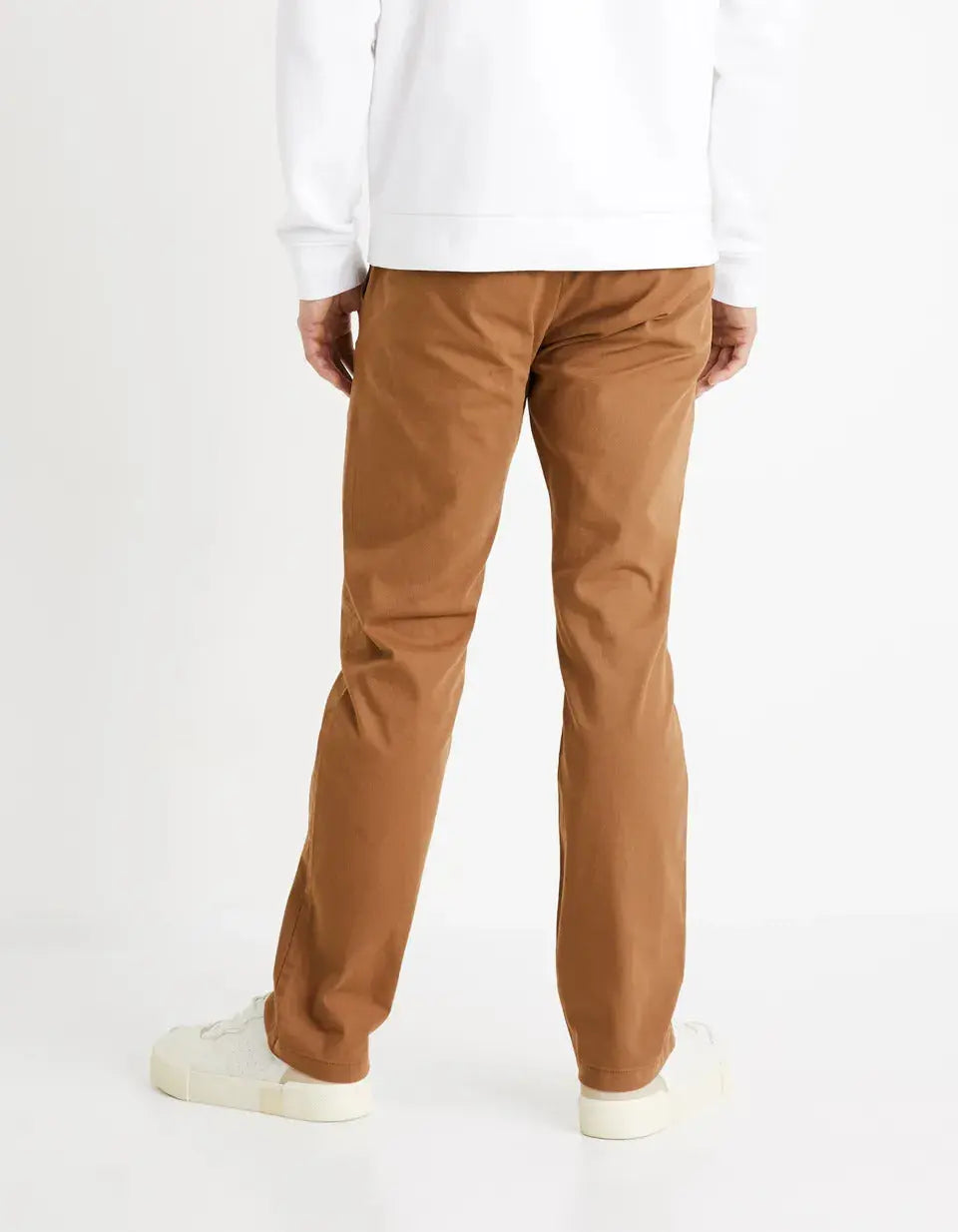Brown Chino Trousers - BEVAVA