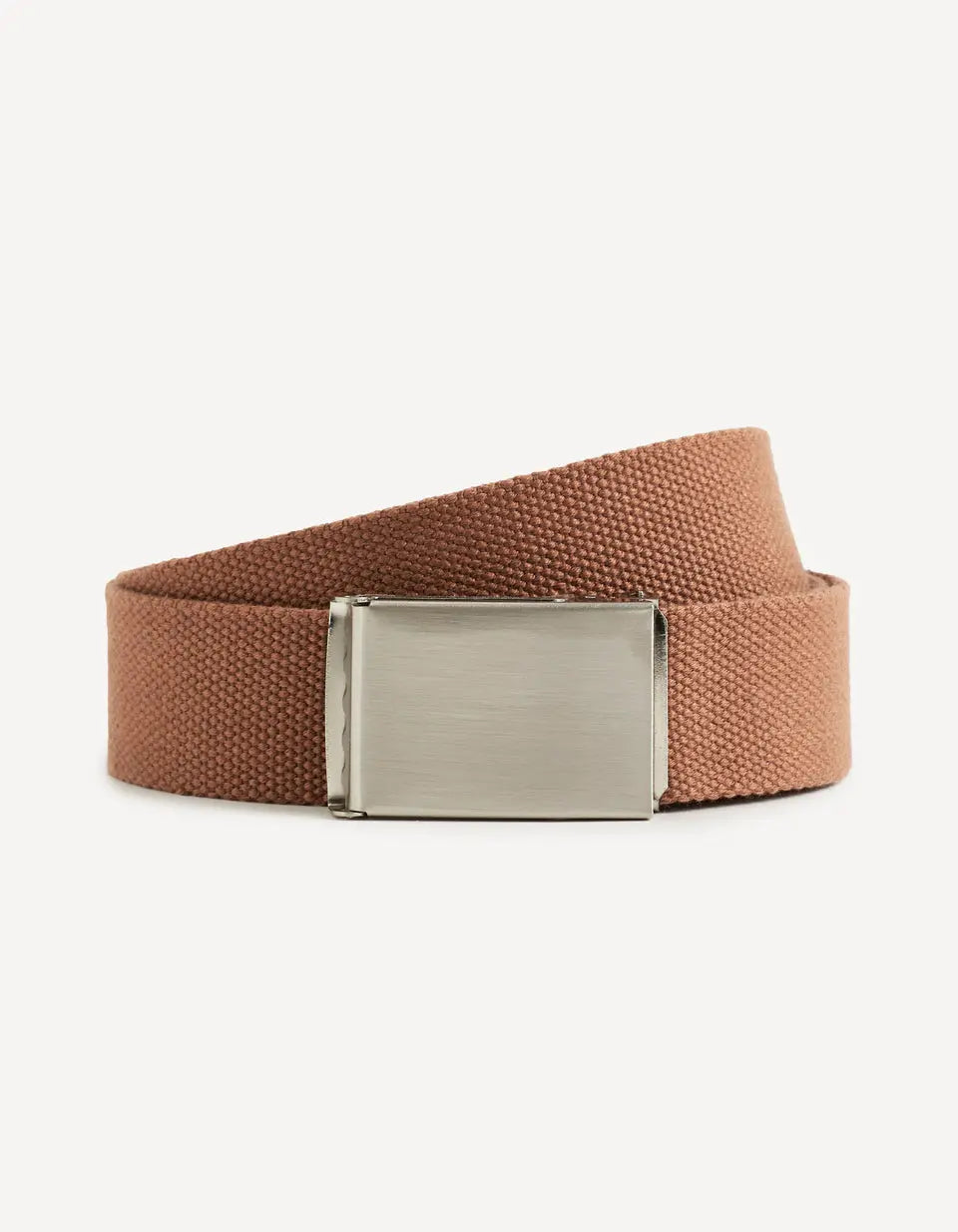 Camel Strap belt with metal buckle - BEVAVA
