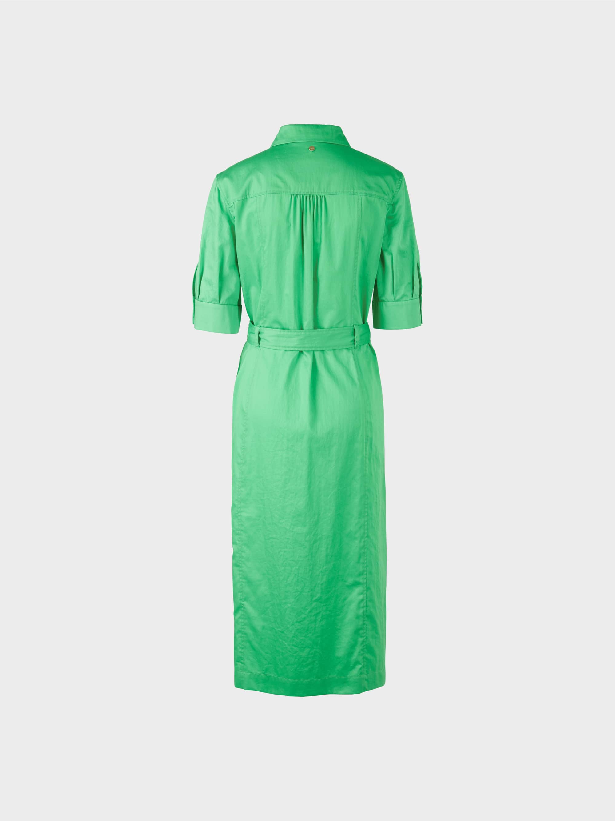 Feminine Shirt Dress With Belt - 07