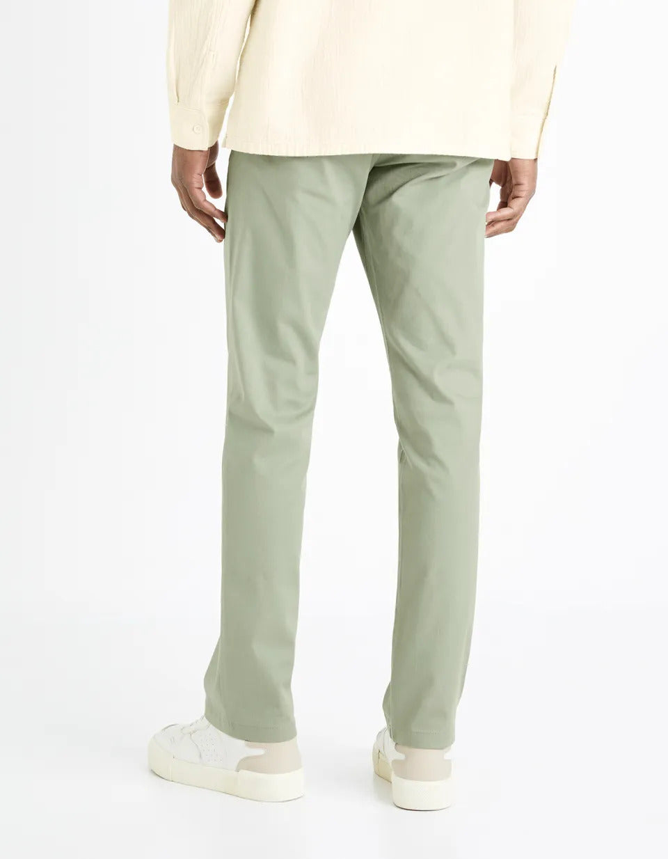 Grey Chino Trousers - BEVAVA