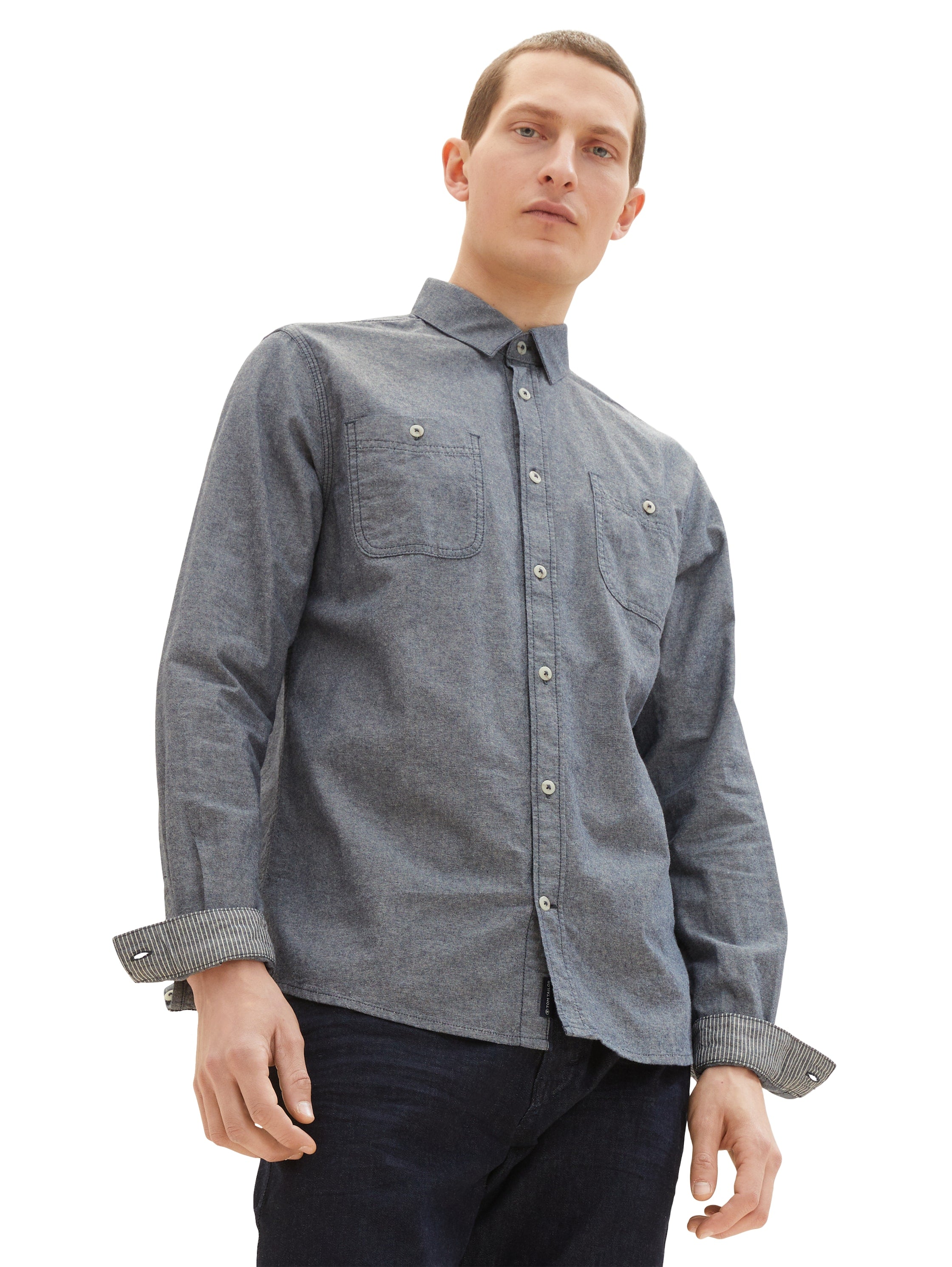 Grey Long Sleeve Shirt