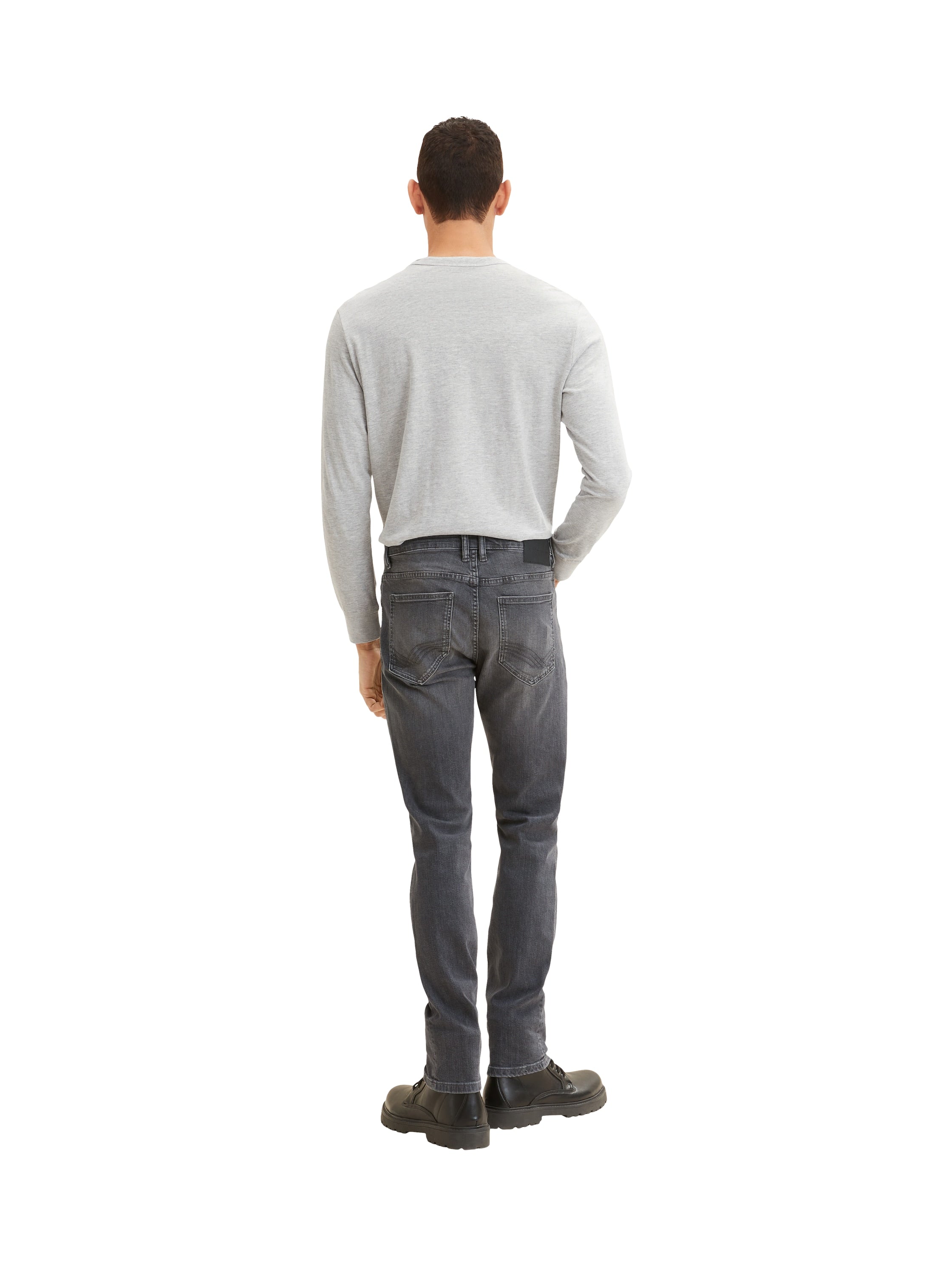 Grey Standard Fit Jeans - BEVAVA