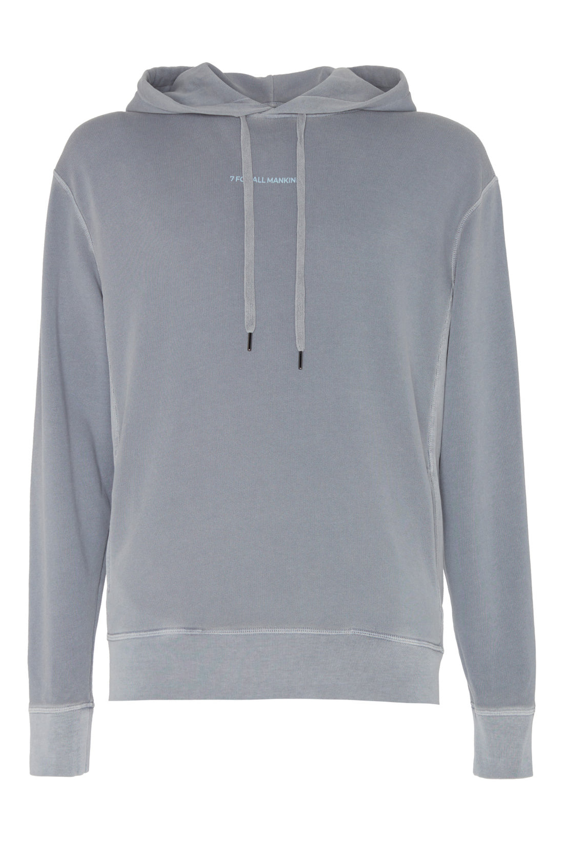 Hoodie Mineral Dye French Blue - BEVAVA