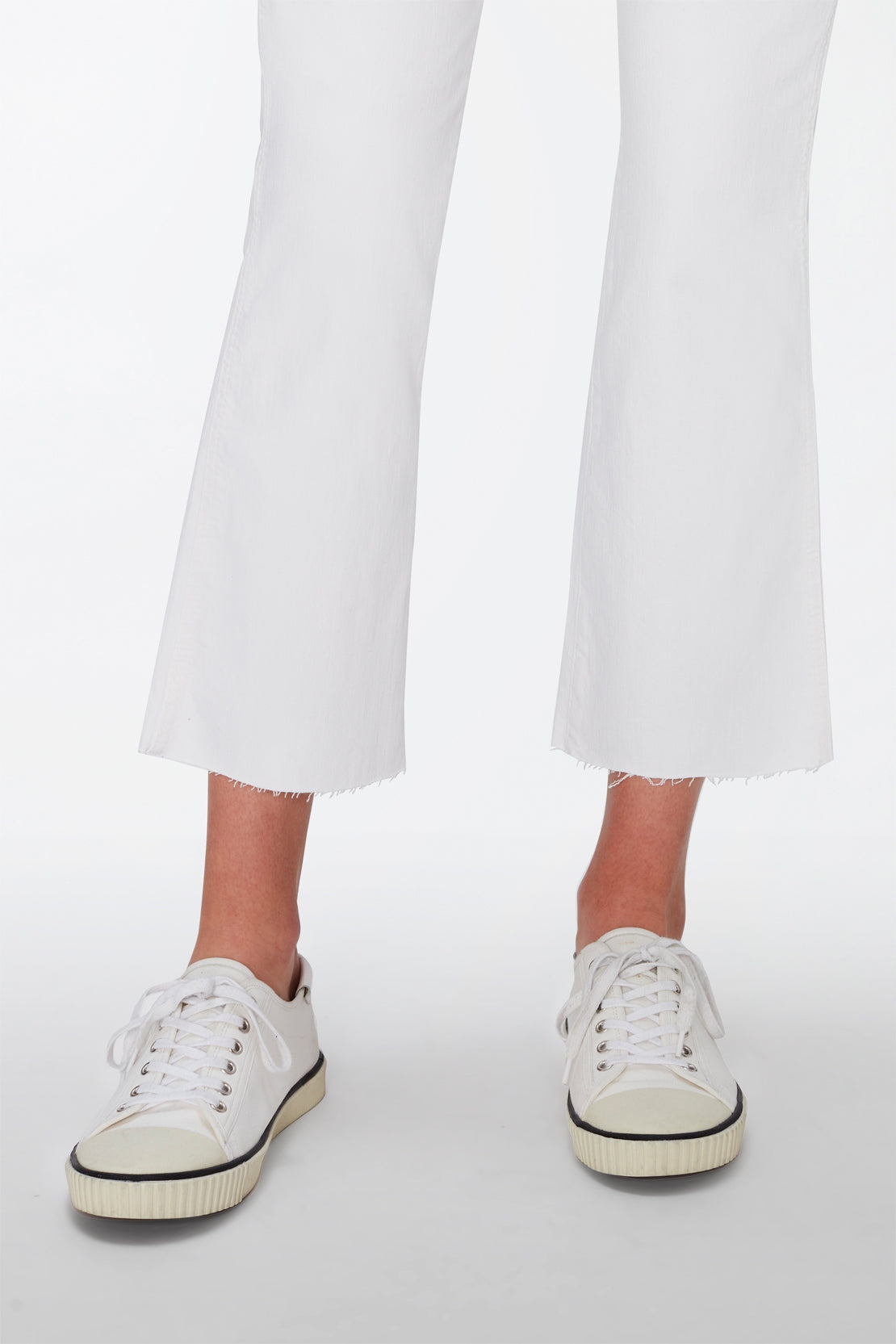 Hw Slim Kick Optic With Raw Cut Hem - BEVAVA