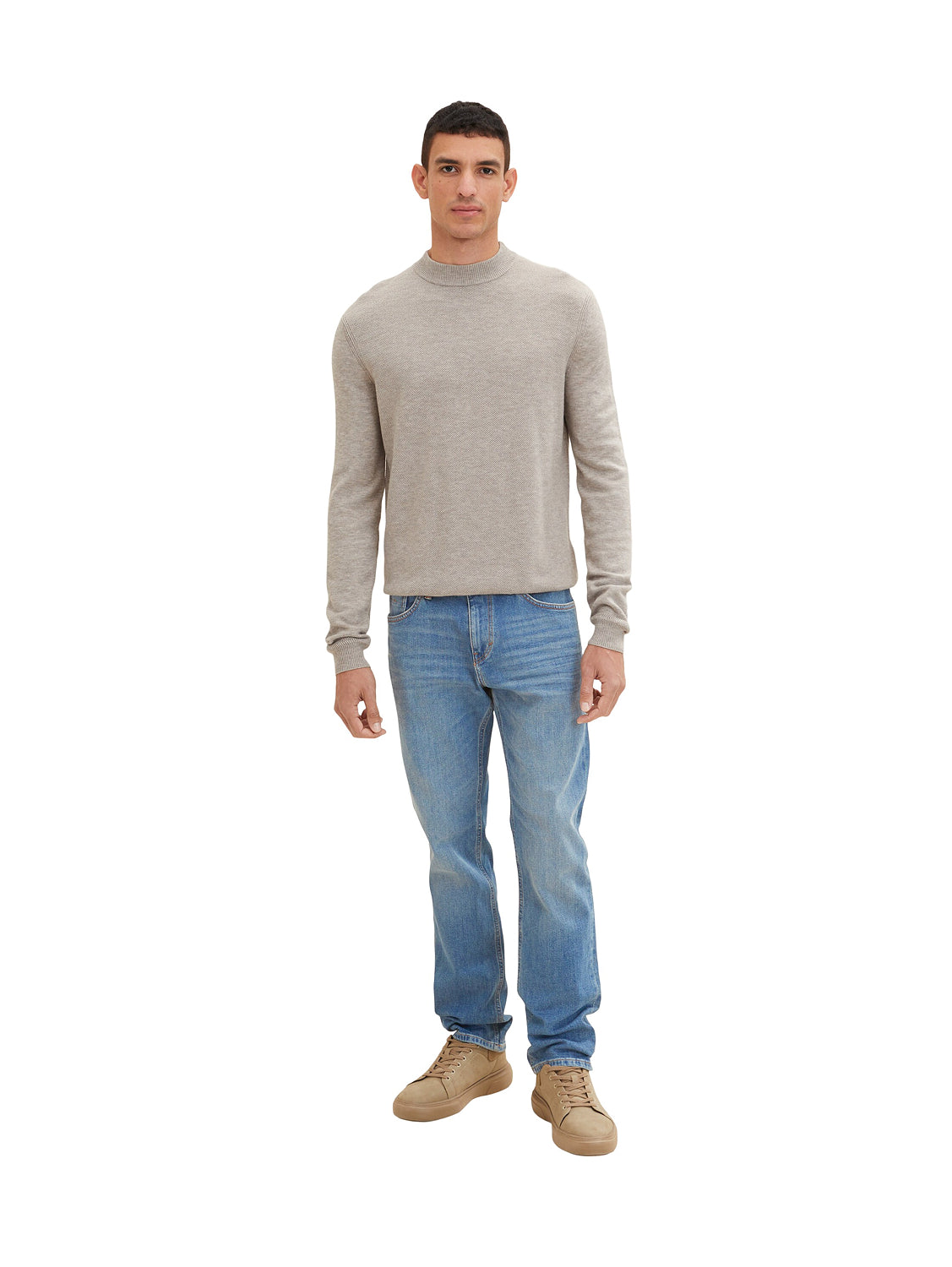 Mid Wash Standard Fit Jeans