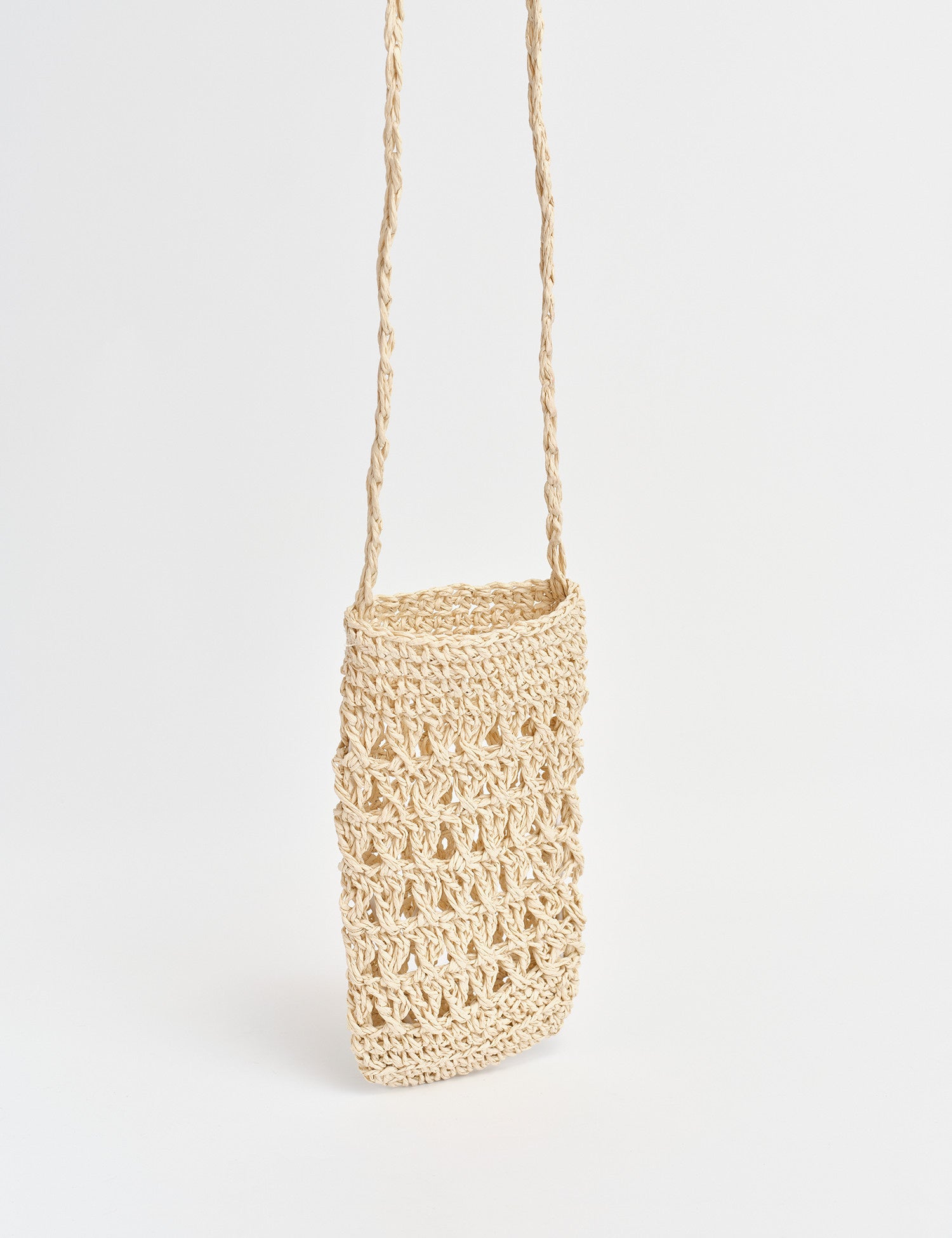 Mobile Phone Pouch Made Of Toyo Straw