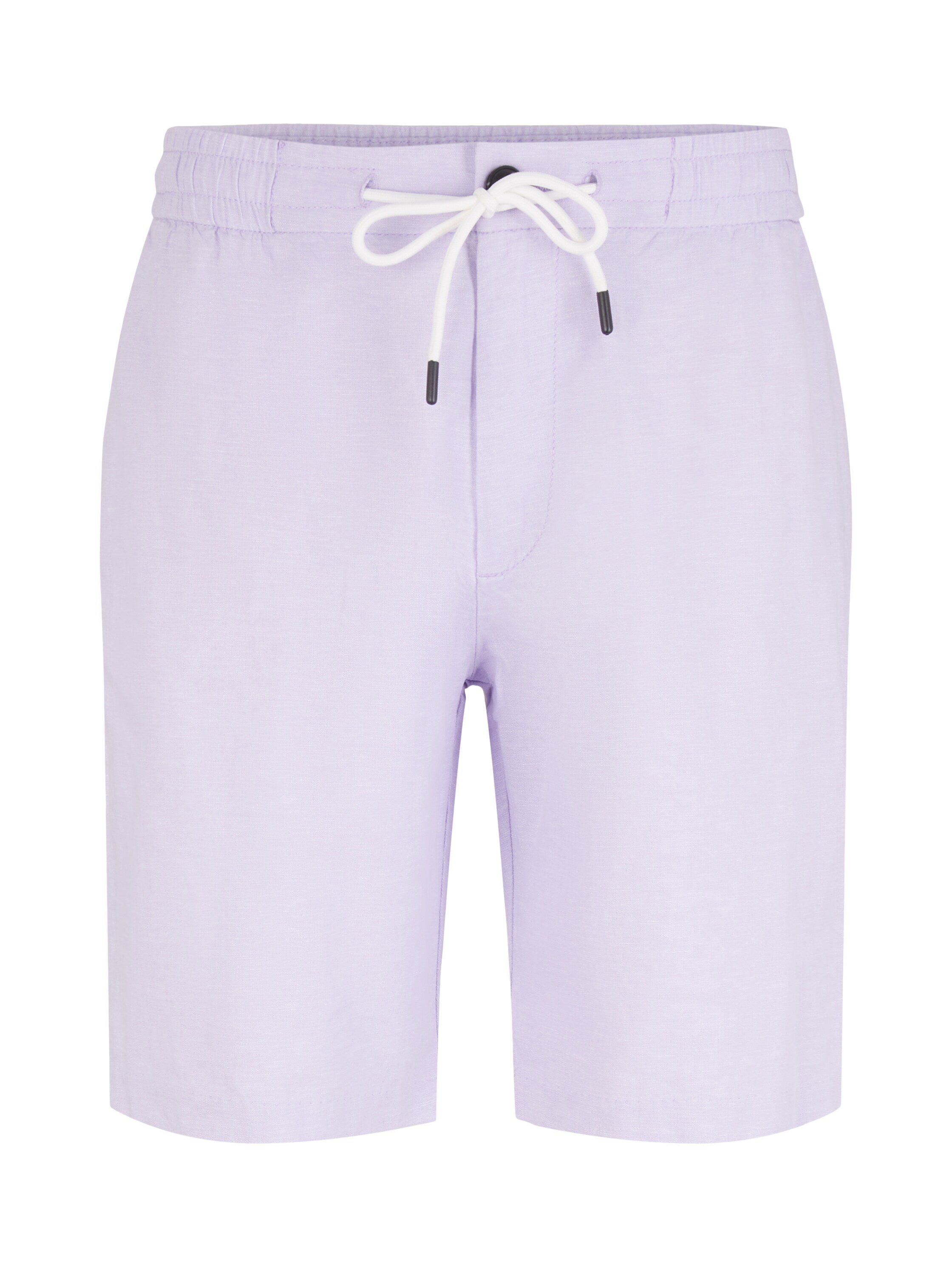 Pale Purple Chino Shorts With Drawstring
