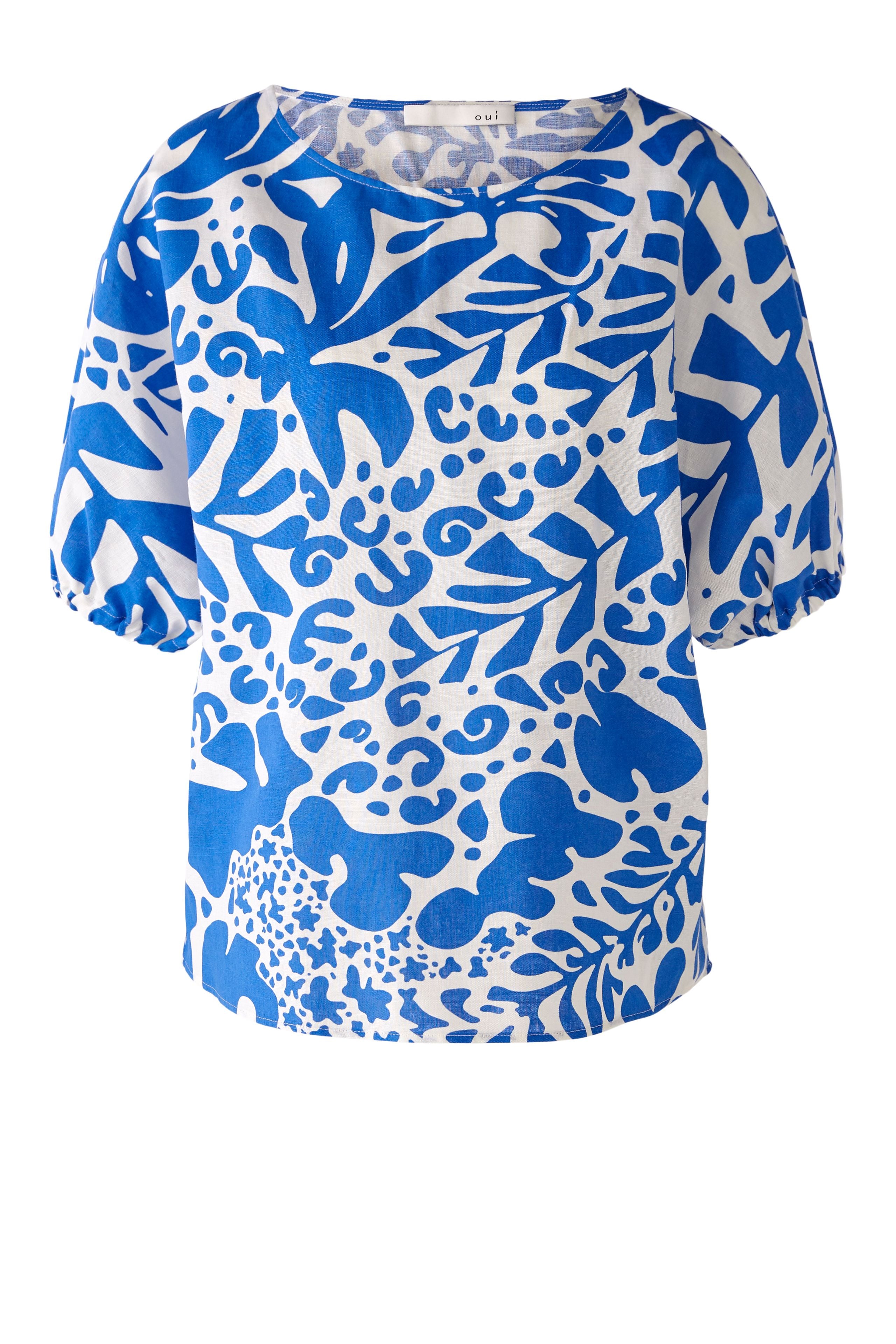 Patterned Blouse In Cotton Blend - BEVAVA