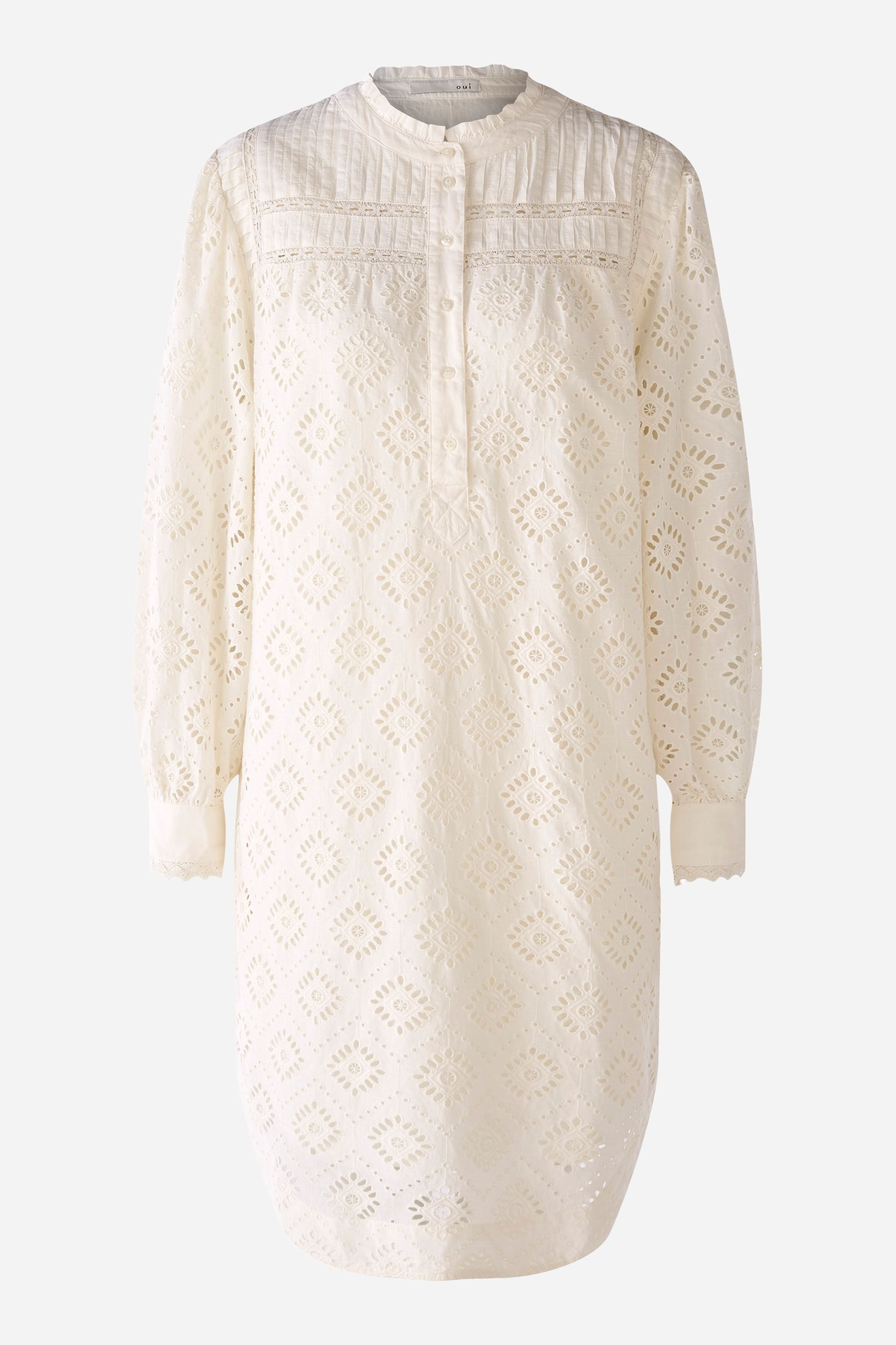 Shirt Blouse Dress Made From Lace In A Sporty Style Oui