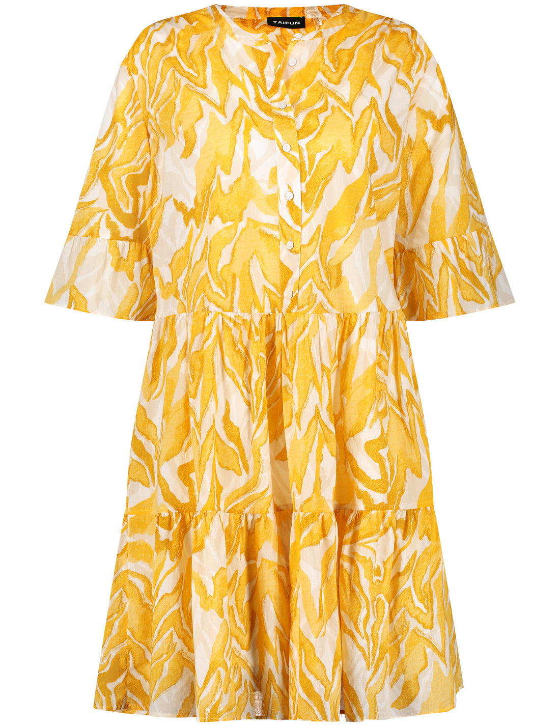 Short A-Line Dress With A Print