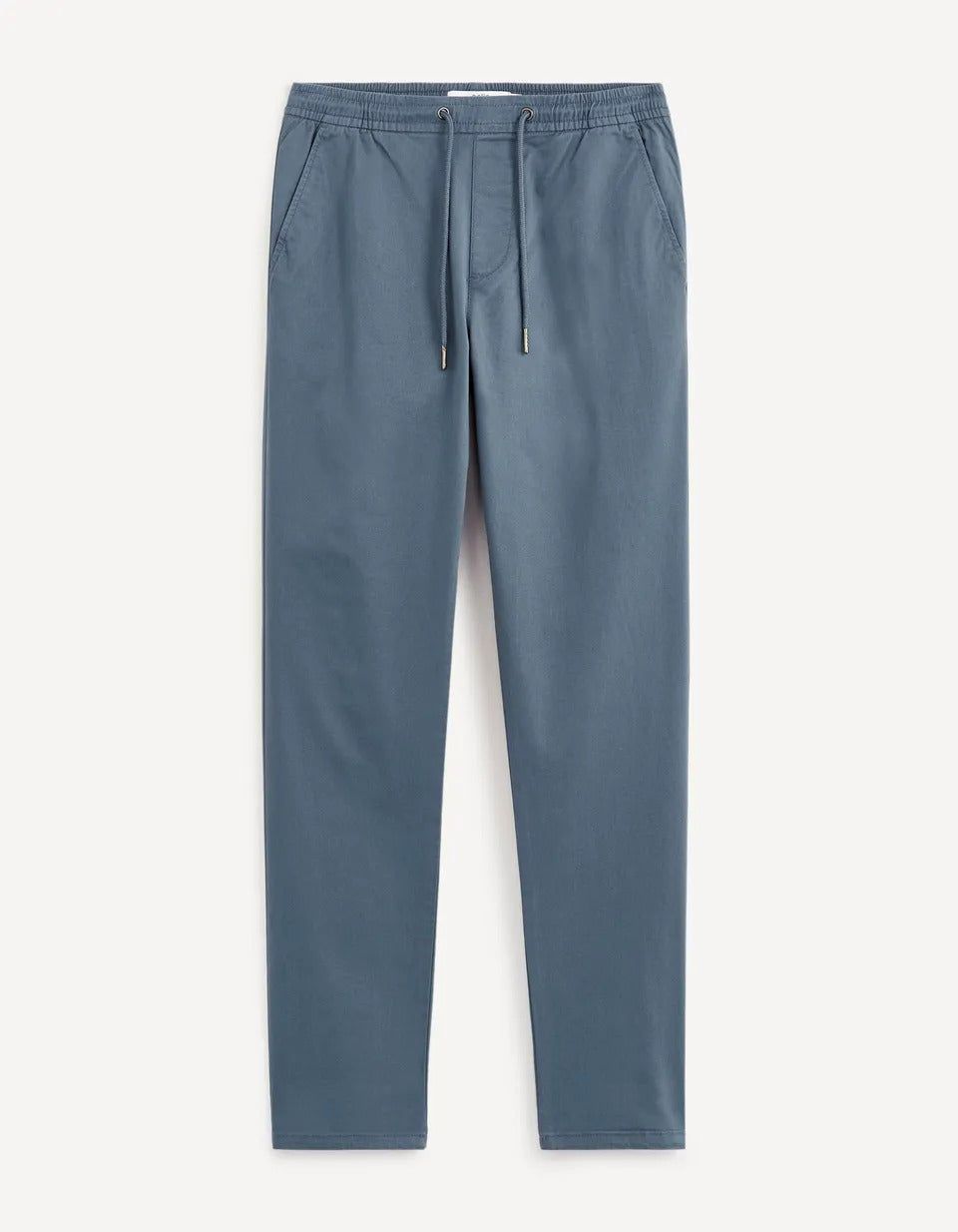 Stretch Cotton Trousers - Blue - 05