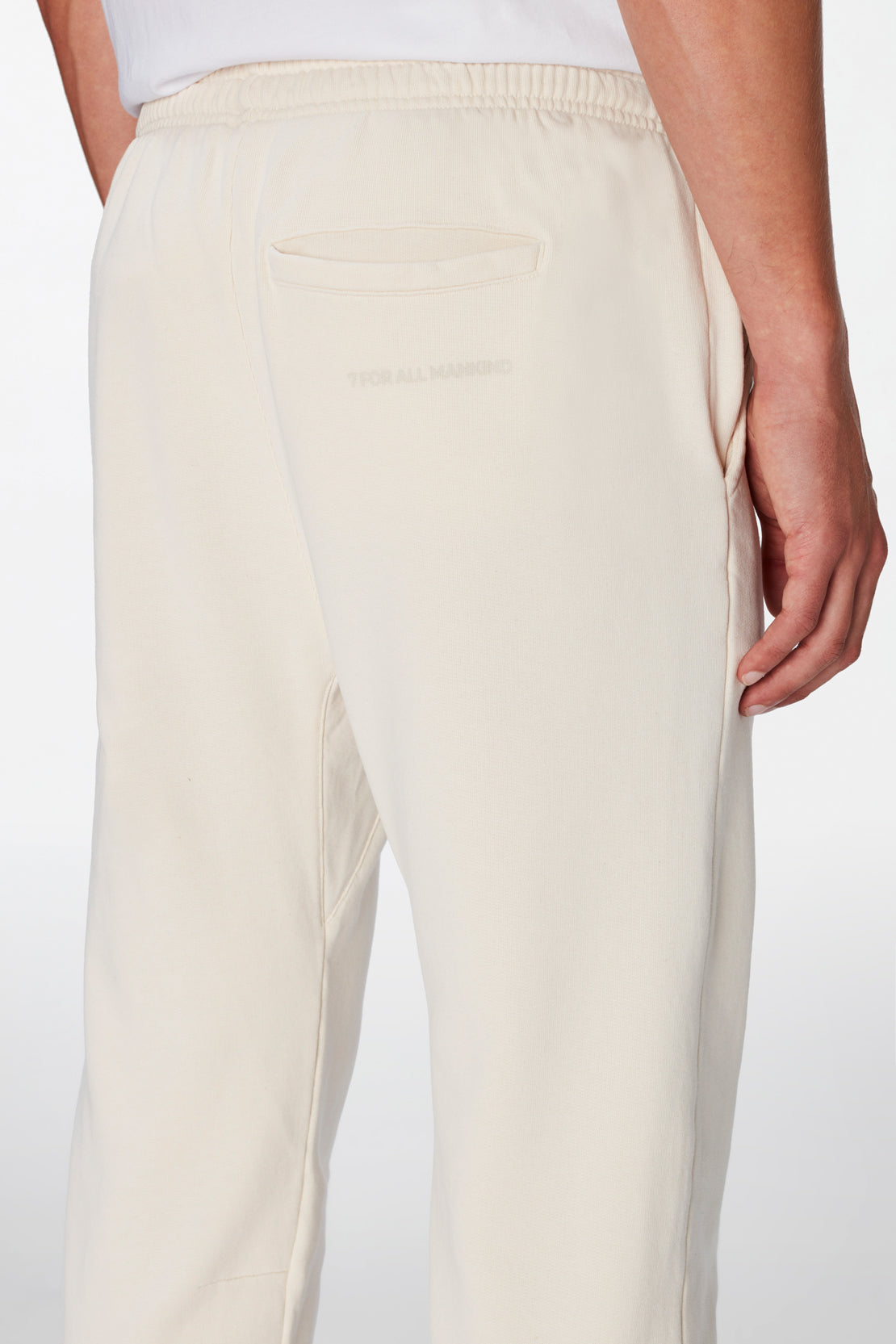 Sweatpants Mineral Dye Ecru - BEVAVA