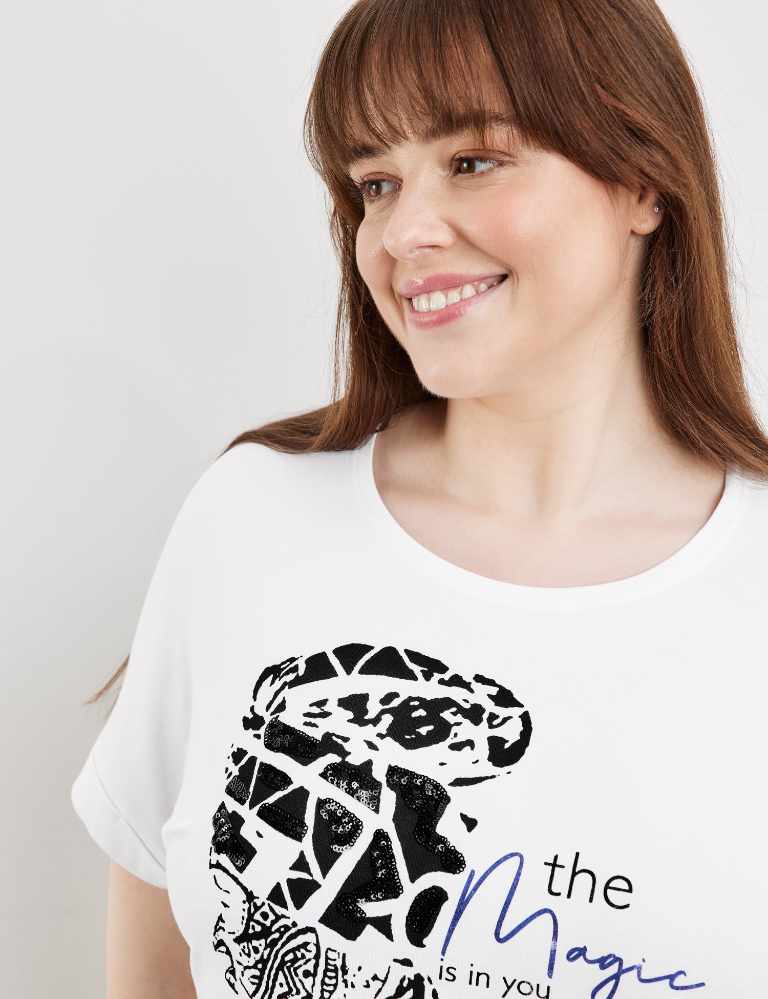 T-Shirt With A Front Print