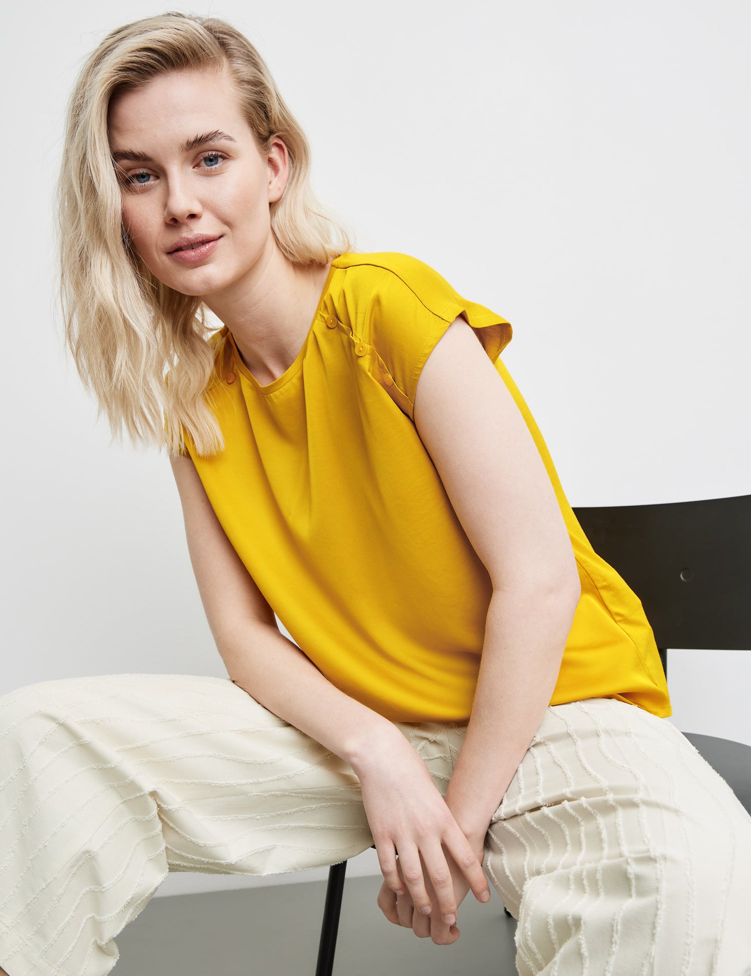 Top With A Satin Front
