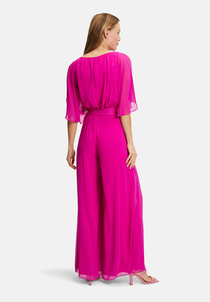 Vera Mont Jumpsuit With Tie Belt