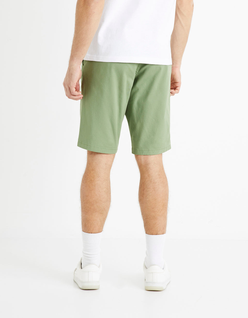 White Chino Shorts - BEVAVA