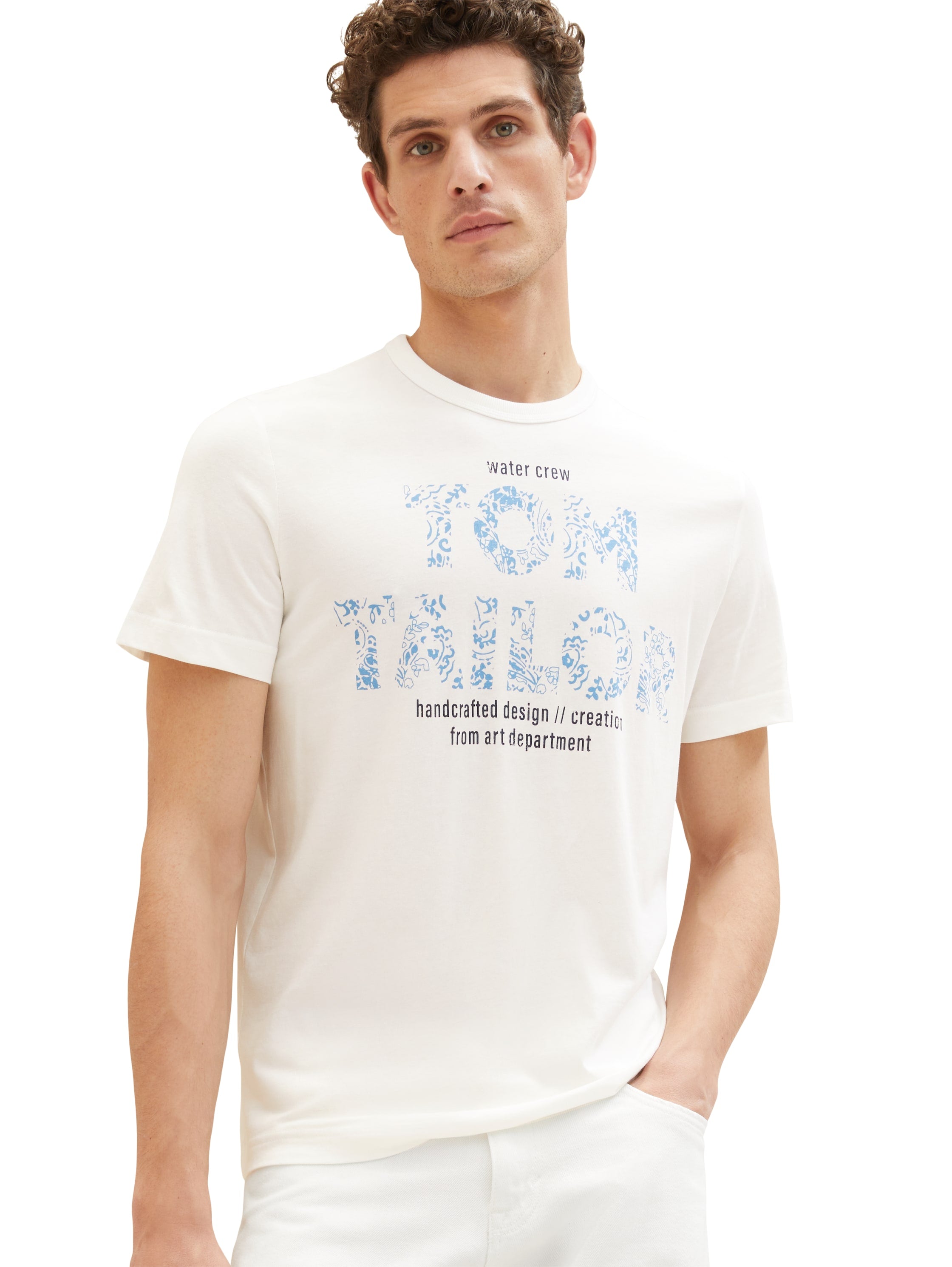 White Short Sleeve Graphic T-Shirt - BEVAVA