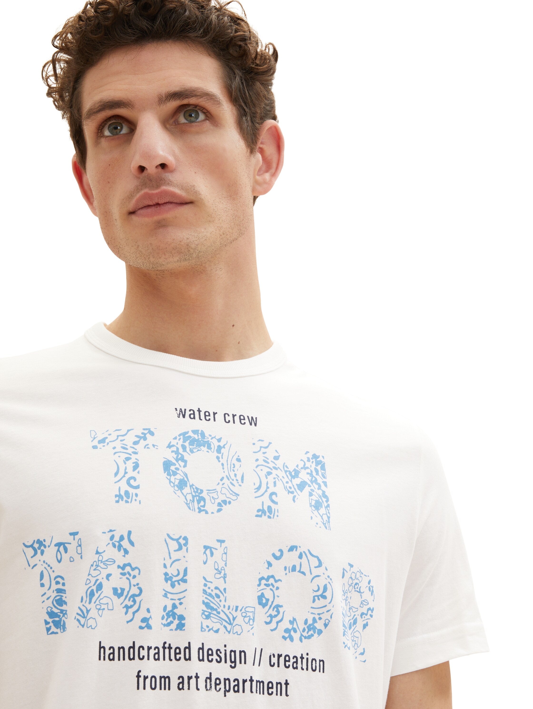 White Short Sleeve Graphic T-Shirt - BEVAVA