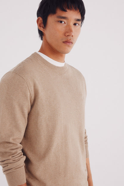 Springfield_Beige/Camel_Basic Jumper_0062732_52_02