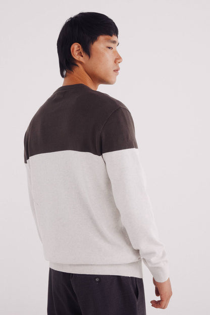 Springfield_Sand_Basic Color Block Jumper_0062734_38_03