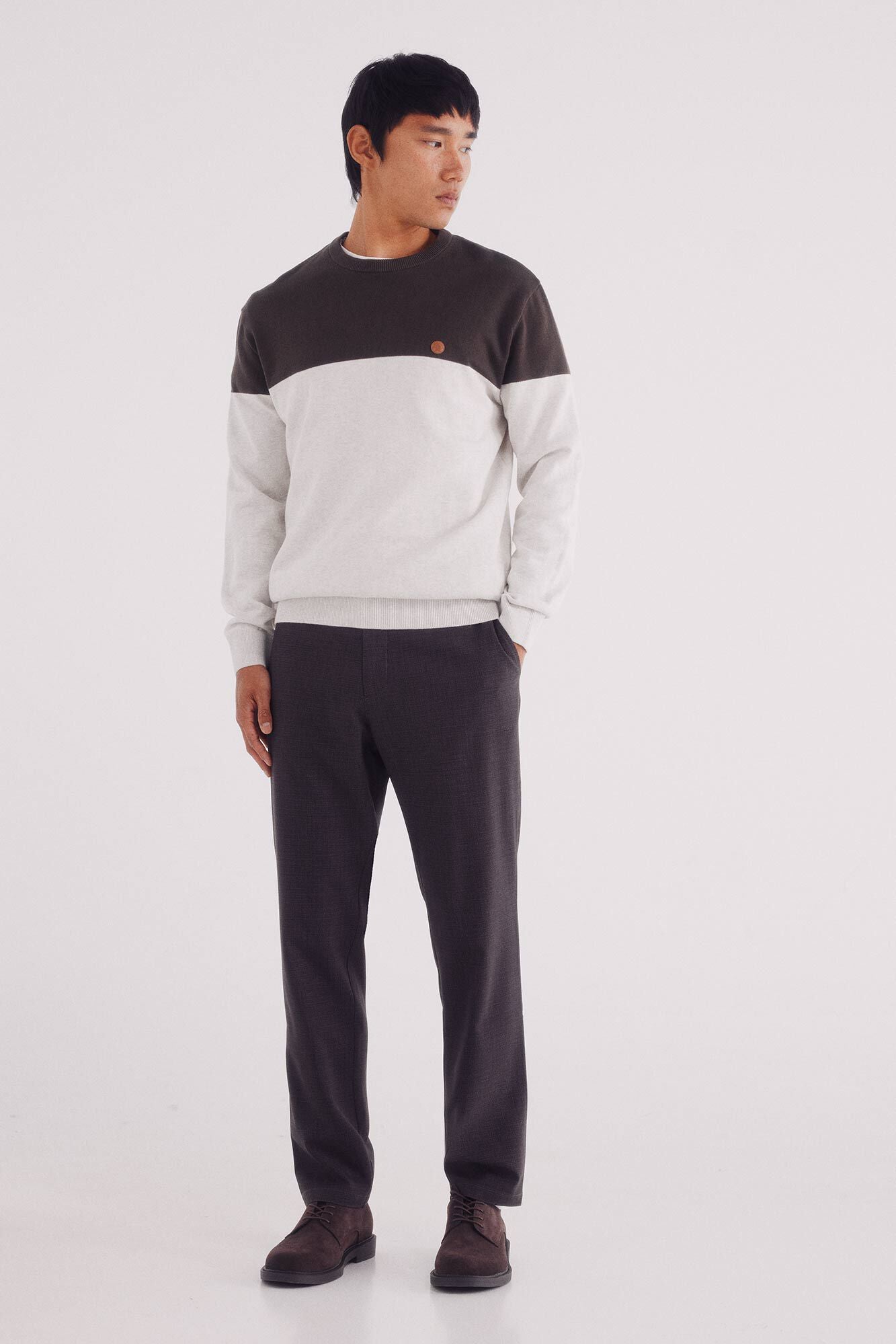 Springfield_Sand_Basic Color Block Jumper_0062734_38_04