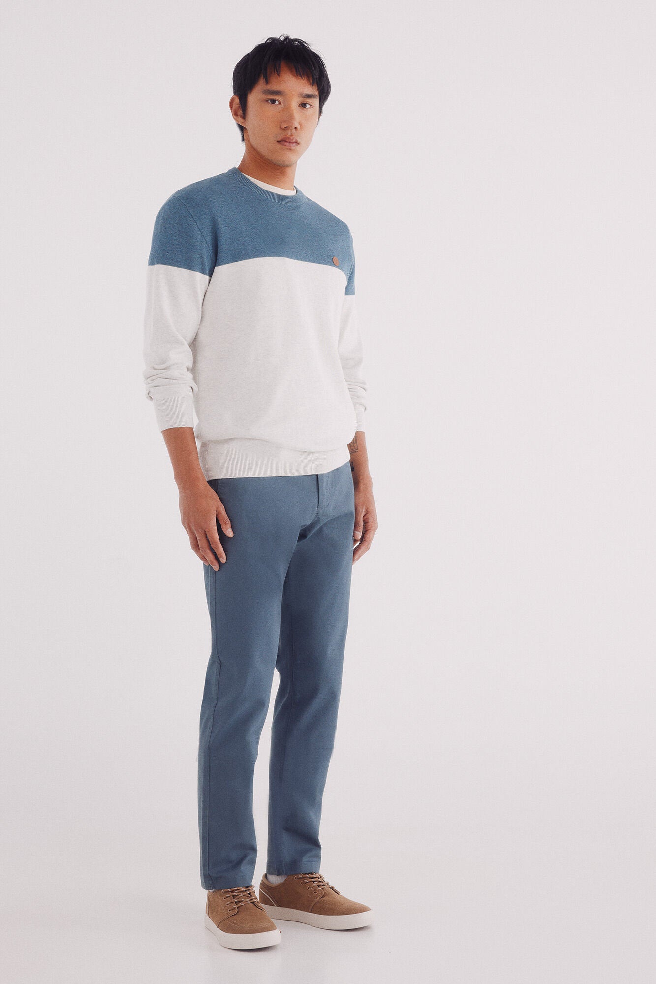 Springfield_Light_Grey/Silver_Basic Color Block Jumper_0062734_48_03