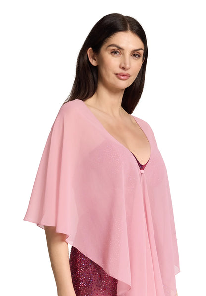 Vera Mont Vintage Blossom Women Chiffon Stole with Flounce SKU: 0071-4825_4527 Image 01
