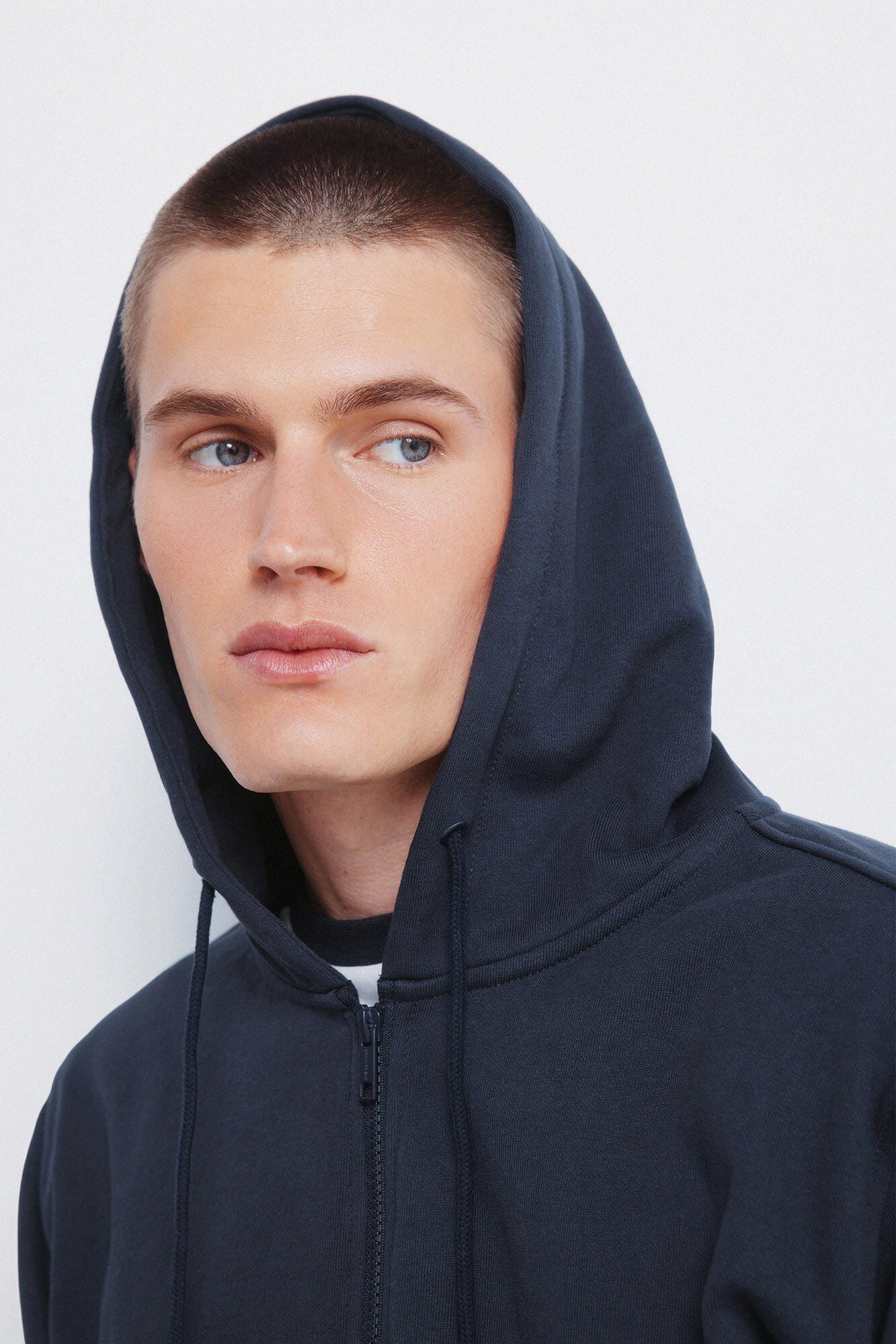 Springfield_Dark Blue_Sweatshirt Hood with Zip Fastening_0092097_11_02