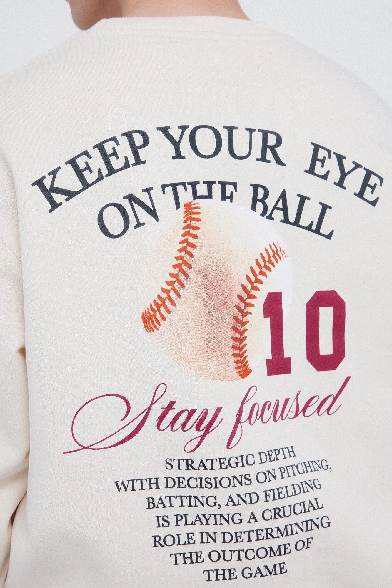 Springfield_White Print_Ball 10 Crew Neck Sweatshirt_0092099_97_02