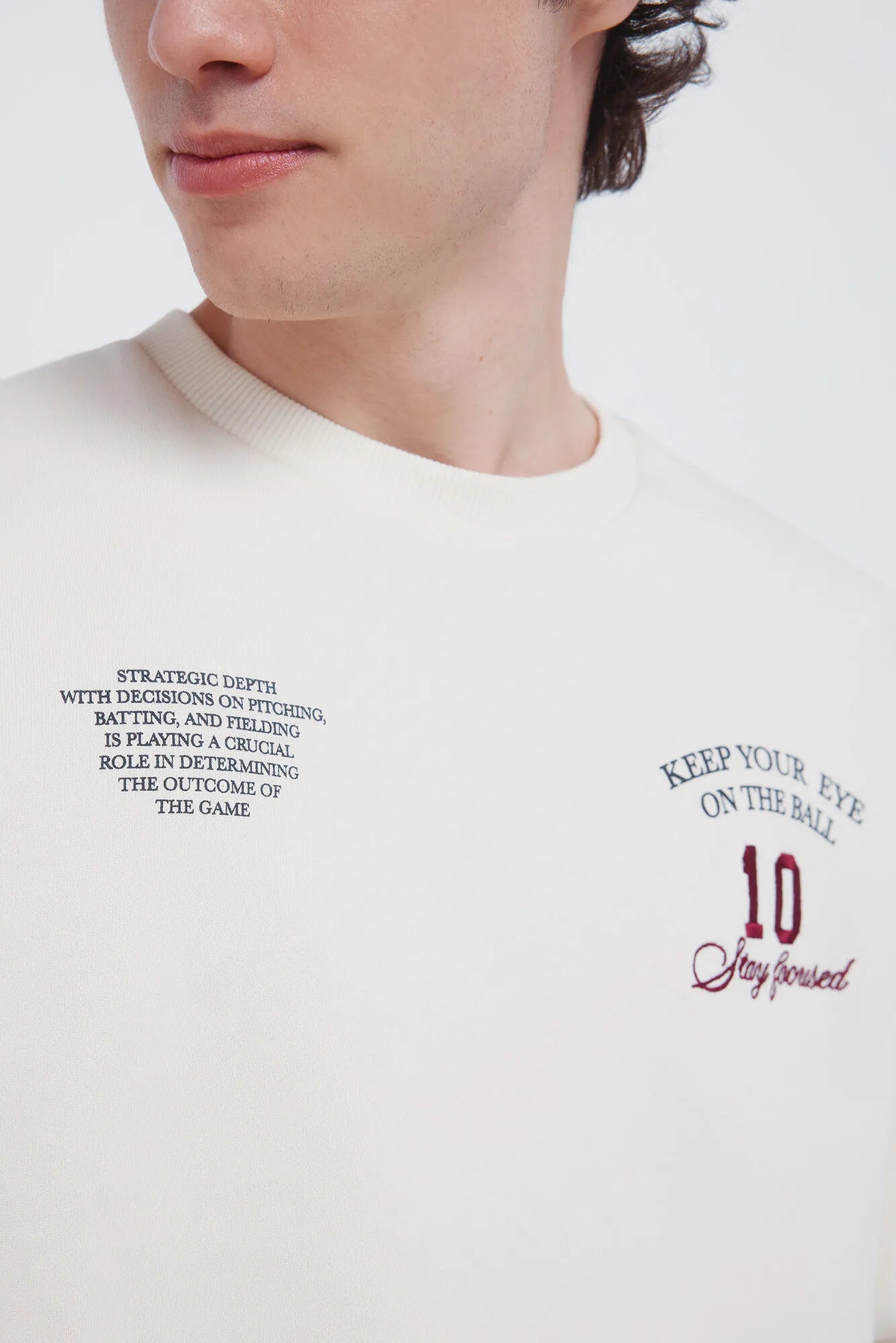 Springfield_White Print_Ball 10 Crew Neck Sweatshirt_0092099_97_04