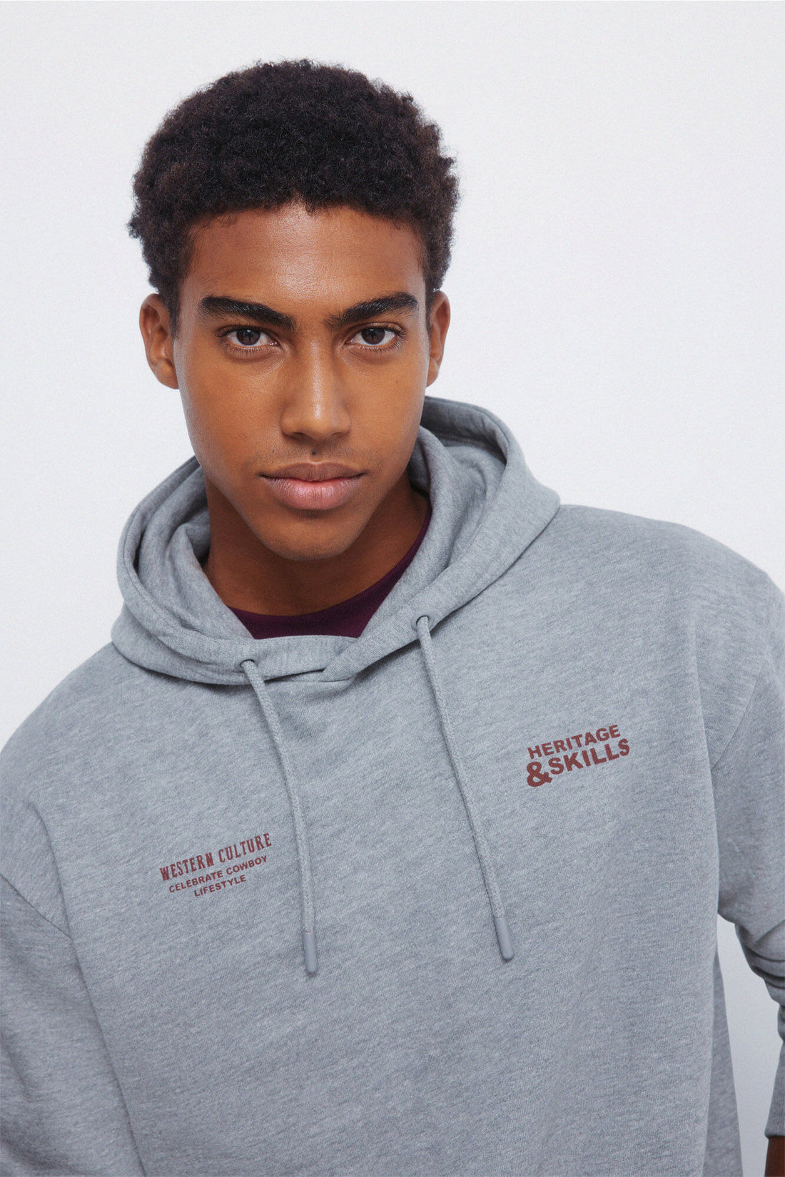 Springfield_Medium Grey_Sweatshirt Crew Neck with Patches_0092100_46_02