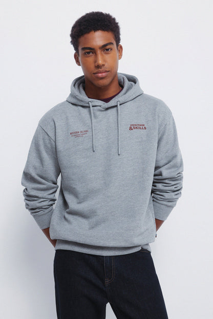 Springfield_Medium Grey_Sweatshirt Crew Neck with Patches_0092100_46_04