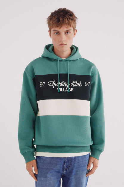 Springfield_Green_Fighter Cut Hood Sweatshirt_0092104_21_01