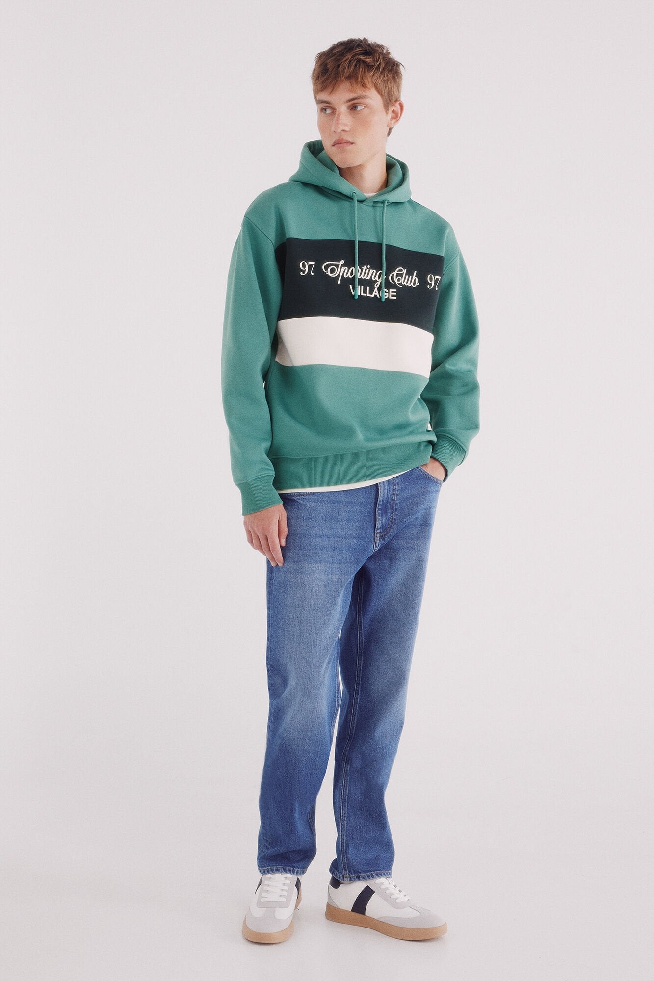 Springfield_Green_Fighter Cut Hood Sweatshirt_0092104_21_03