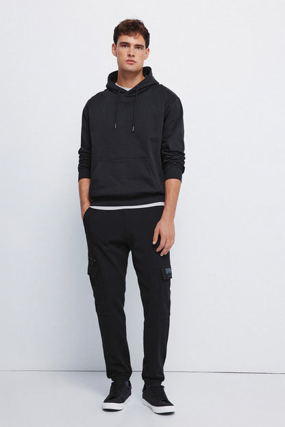 Springfield_black_Cargo Jogger Zip Fastening_0092114_01_01