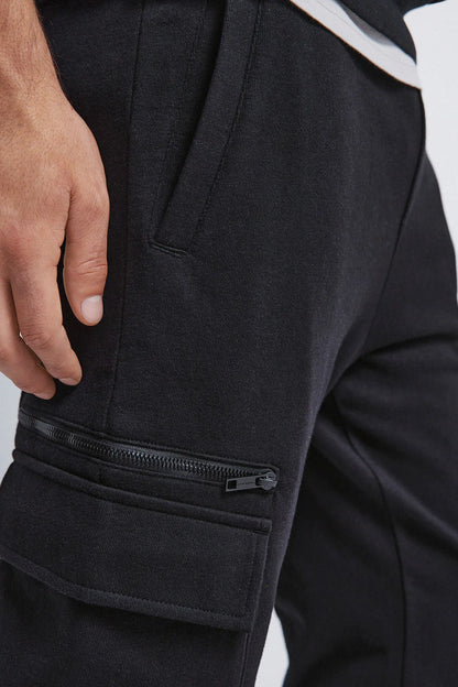 Springfield_black_Cargo Jogger Zip Fastening_0092114_01_05