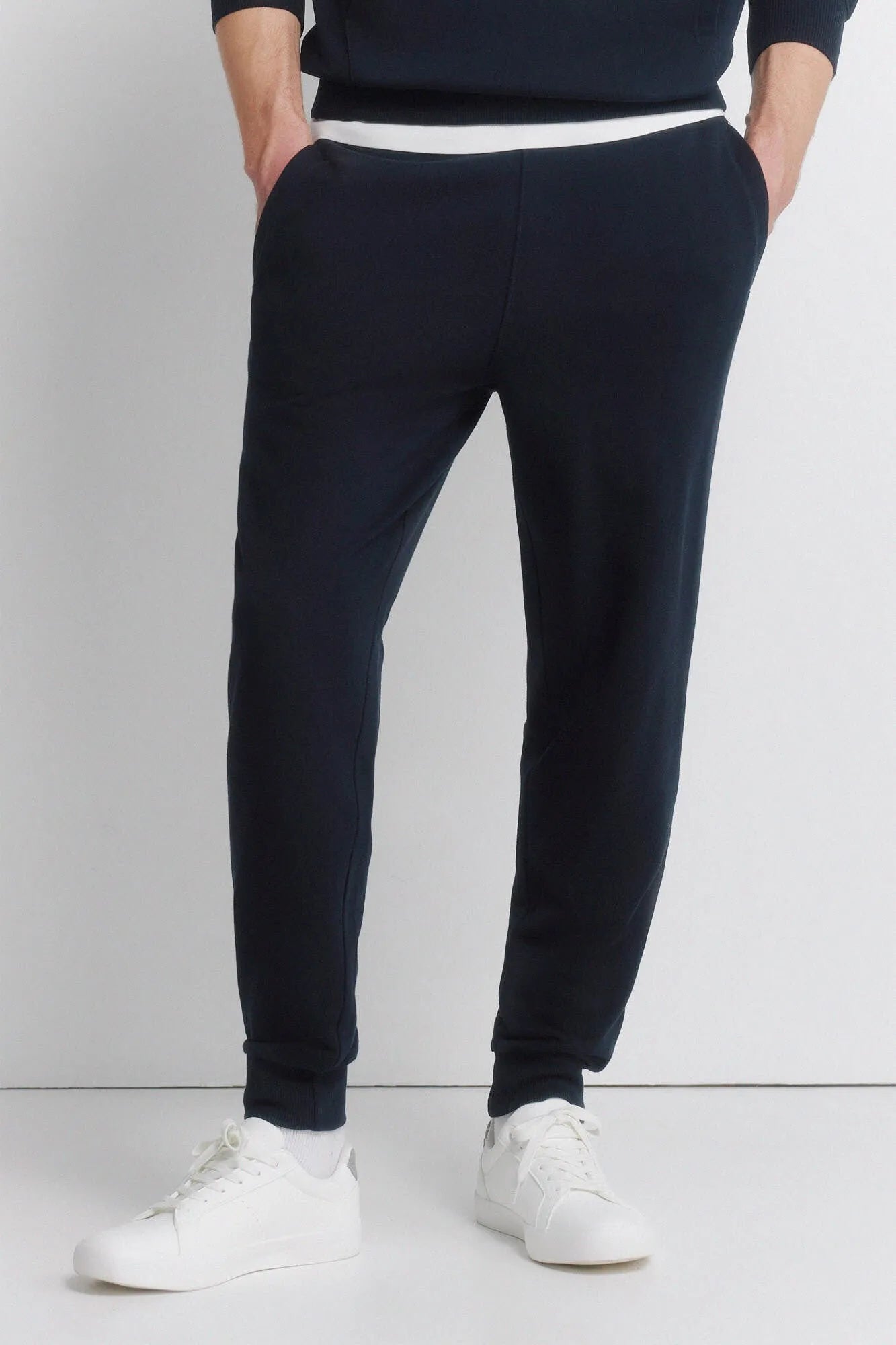 Springfield Blue Men Basic Jogger SKU: 0093184_11 Image 02