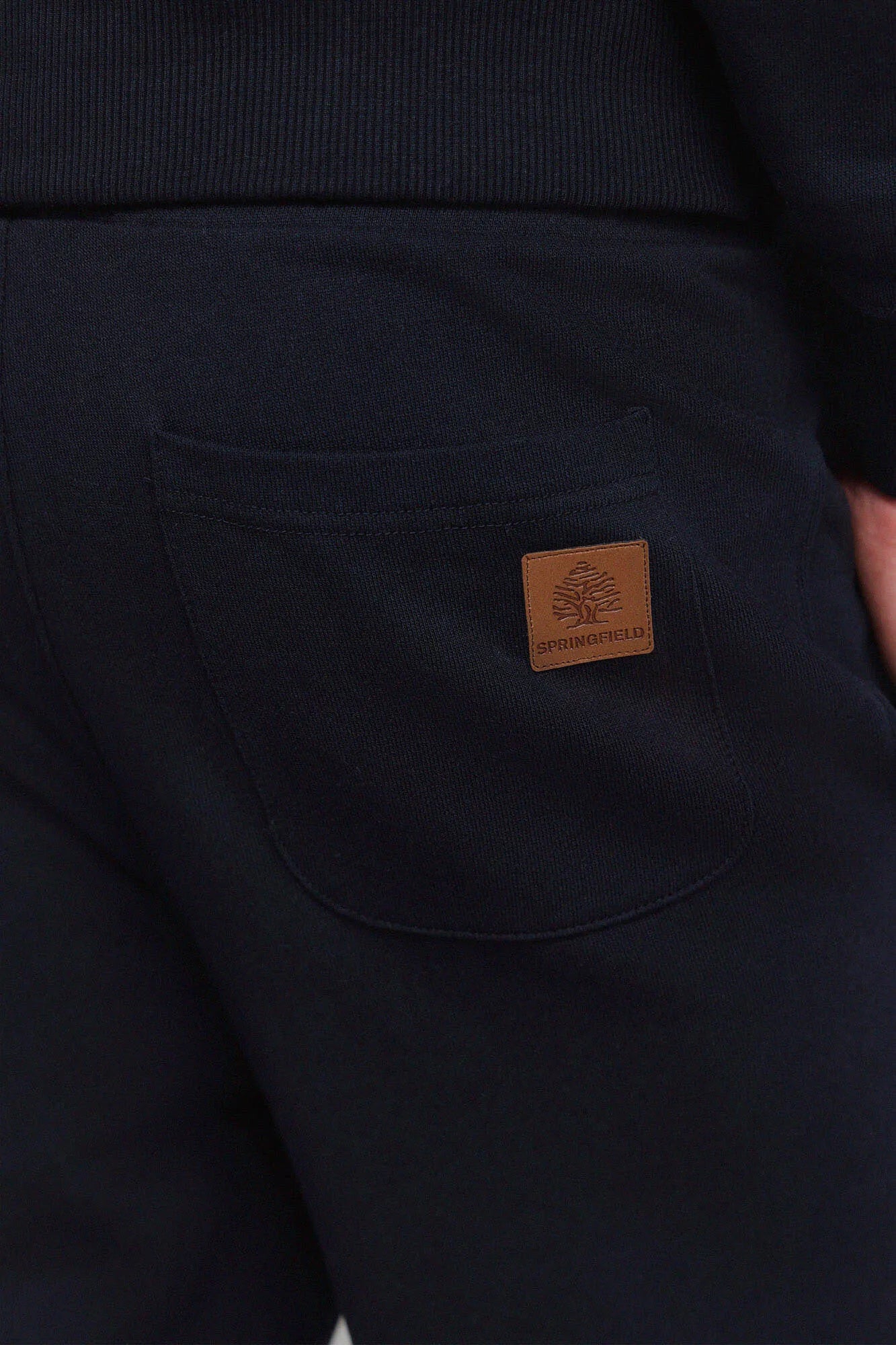 Springfield Blue Men Basic Jogger SKU: 0093184_11 Image 06