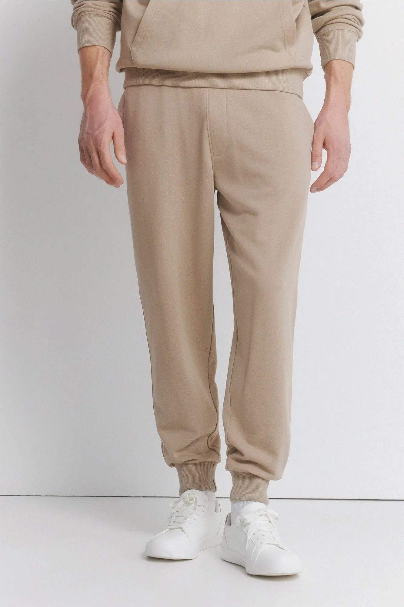 Springfield Beige Men Basic Jogger SKU: 0093184_36 Image 02