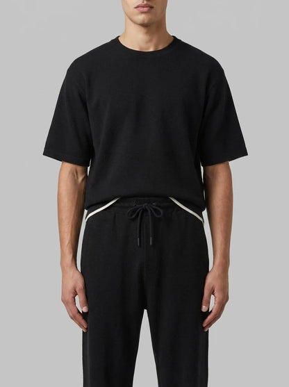 Springfield Black Men Straight Jogger Trousers SKU: 0093188_01 Image 00