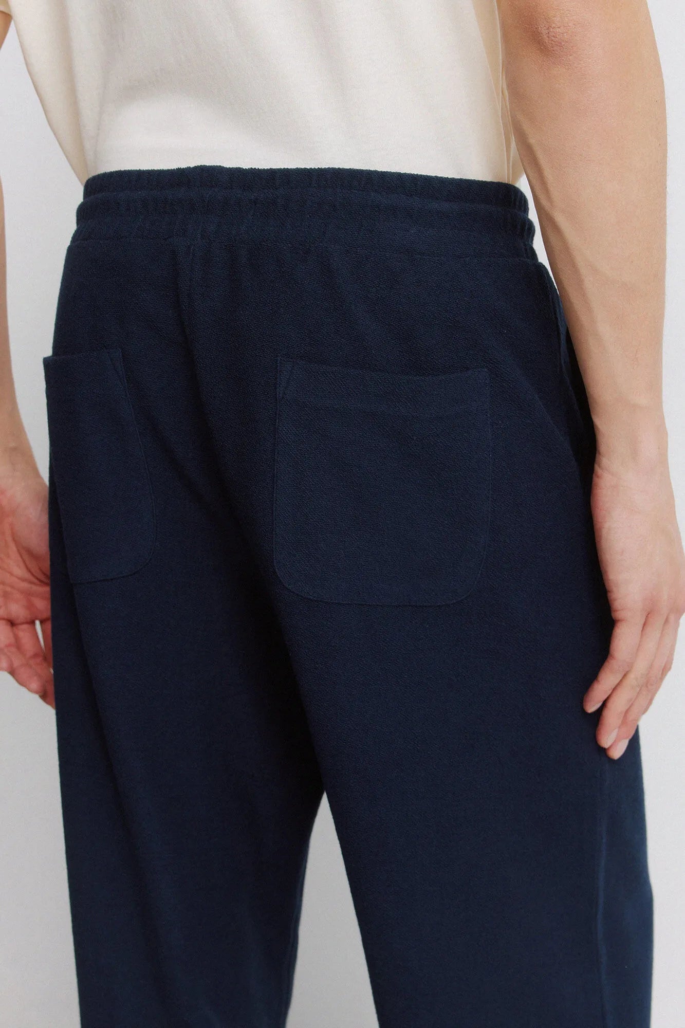 Springfield Blue Men Straight Jogger Trousers SKU: 0093188_12 Image 05