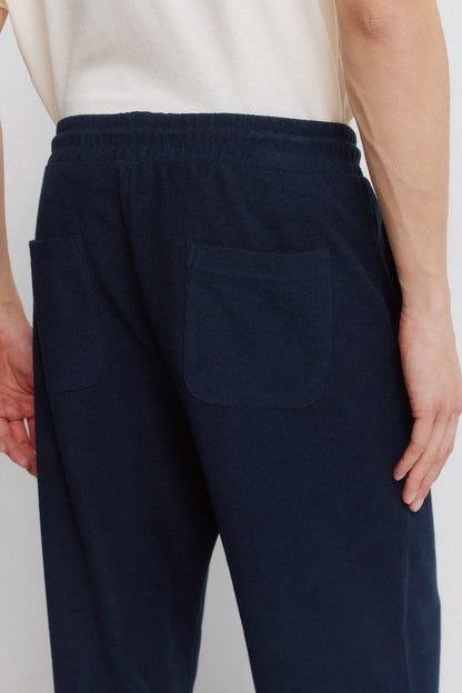 Springfield Blue Men Straight Jogger Trousers SKU: 0093188_12 Image 05