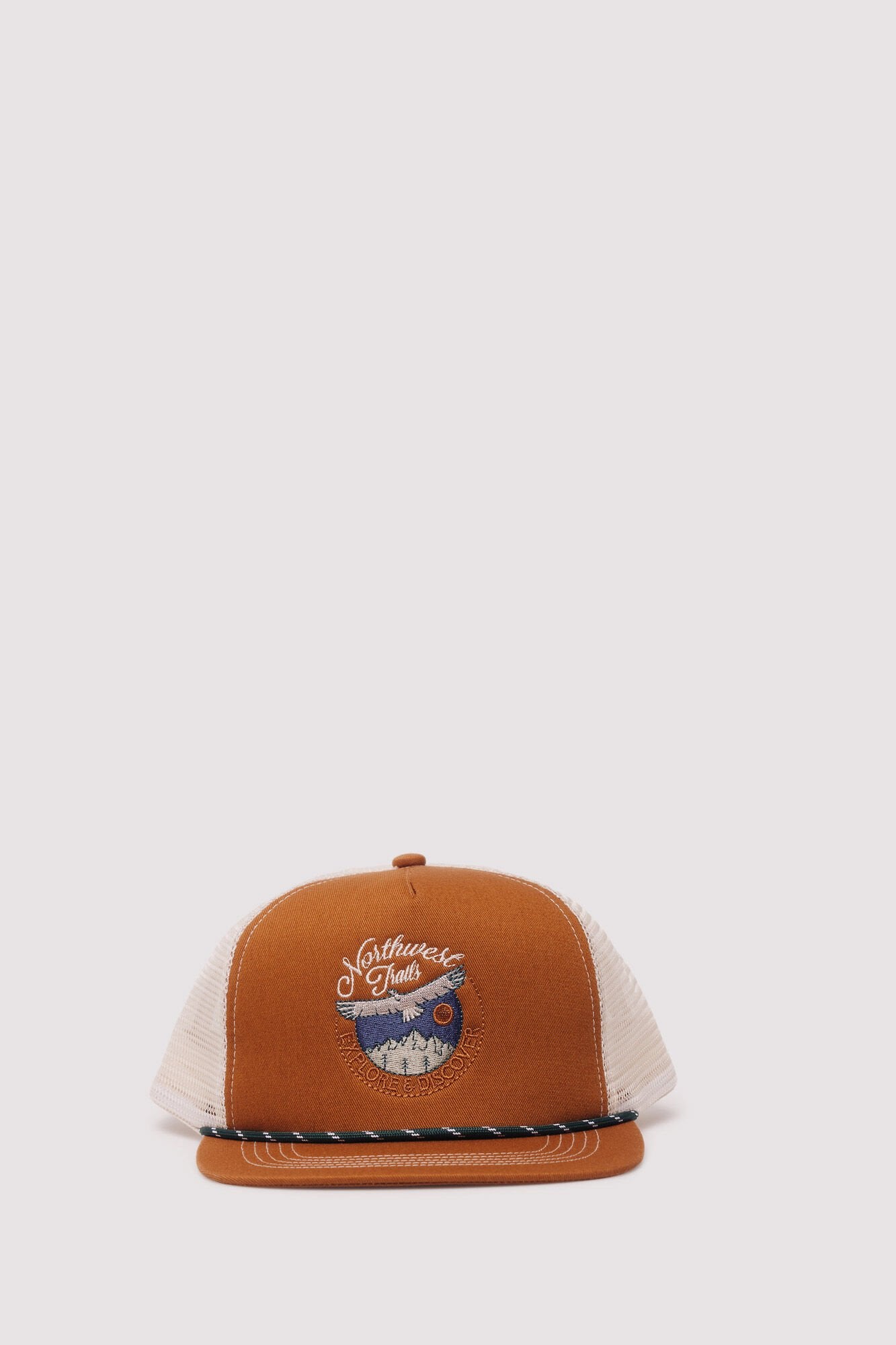 Springfield_Orange_Embroidered Flat Visor Cap_0122829_66_01