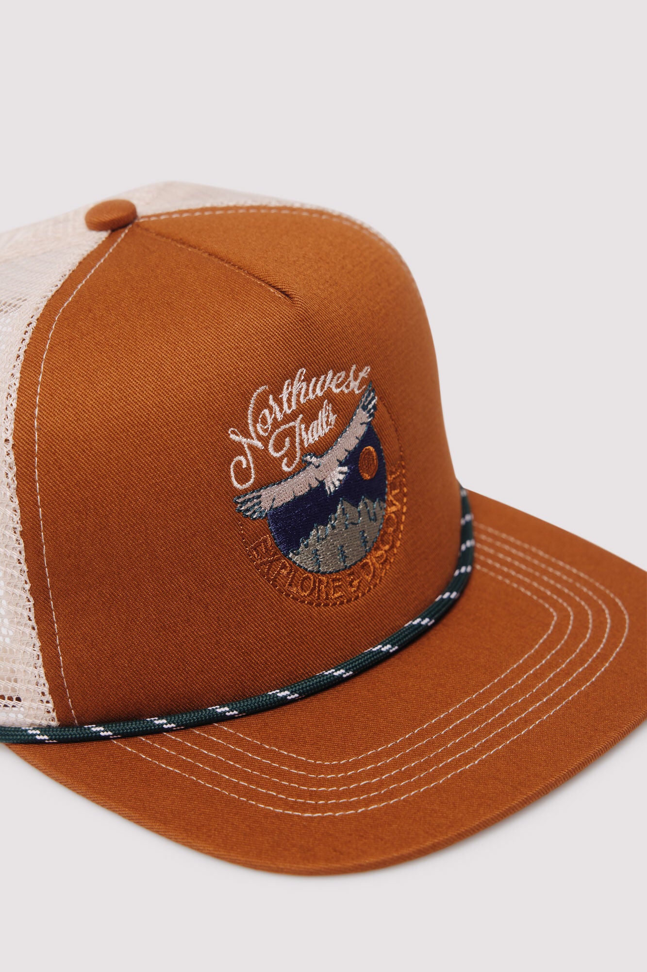 Springfield_Orange_Embroidered Flat Visor Cap_0122829_66_02