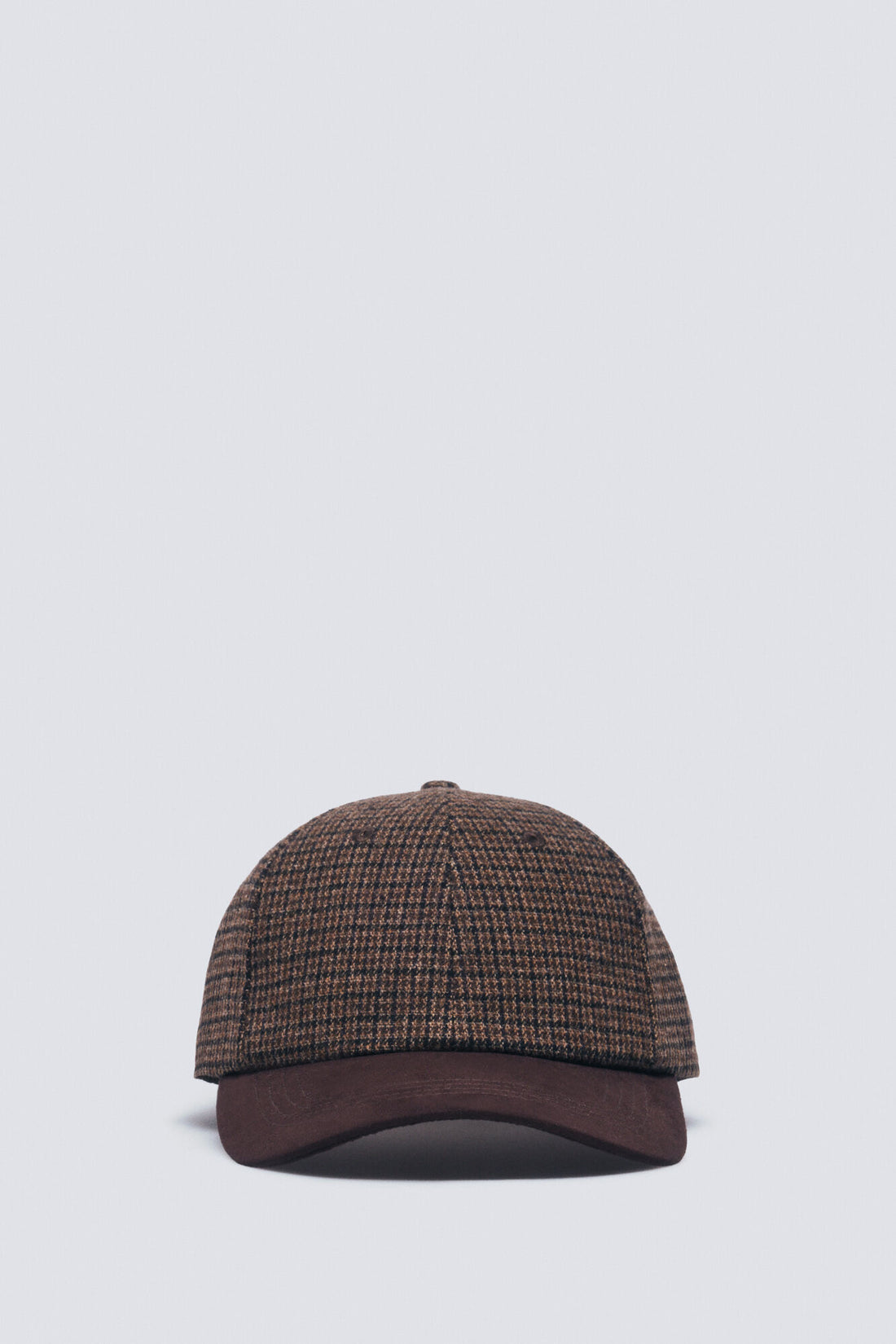 Springfield_Light Brown_Houndstooth Houndstooth Baseball Cap_0122841_32_01