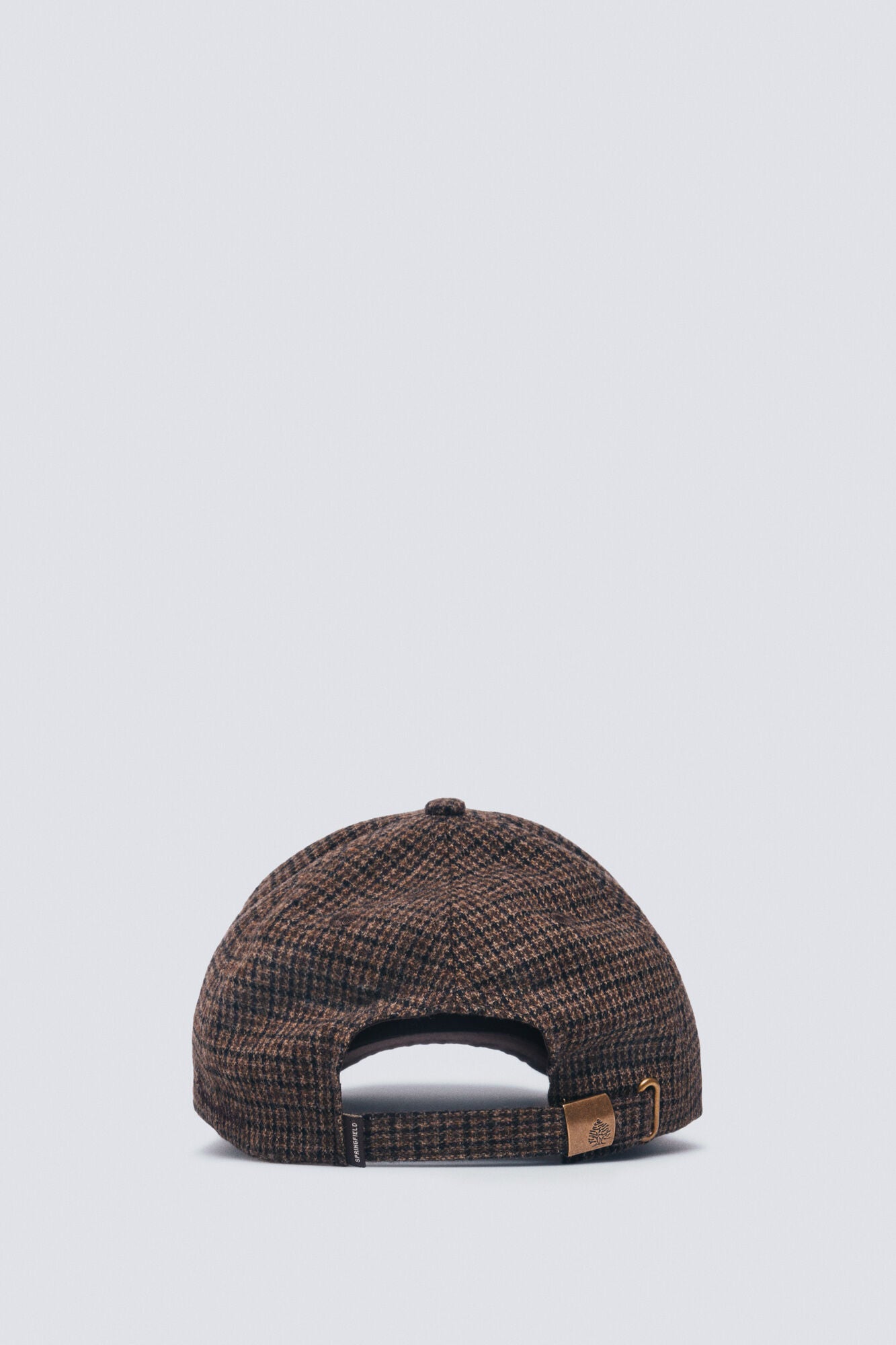Springfield_Light Brown_Houndstooth Houndstooth Baseball Cap_0122841_32_04