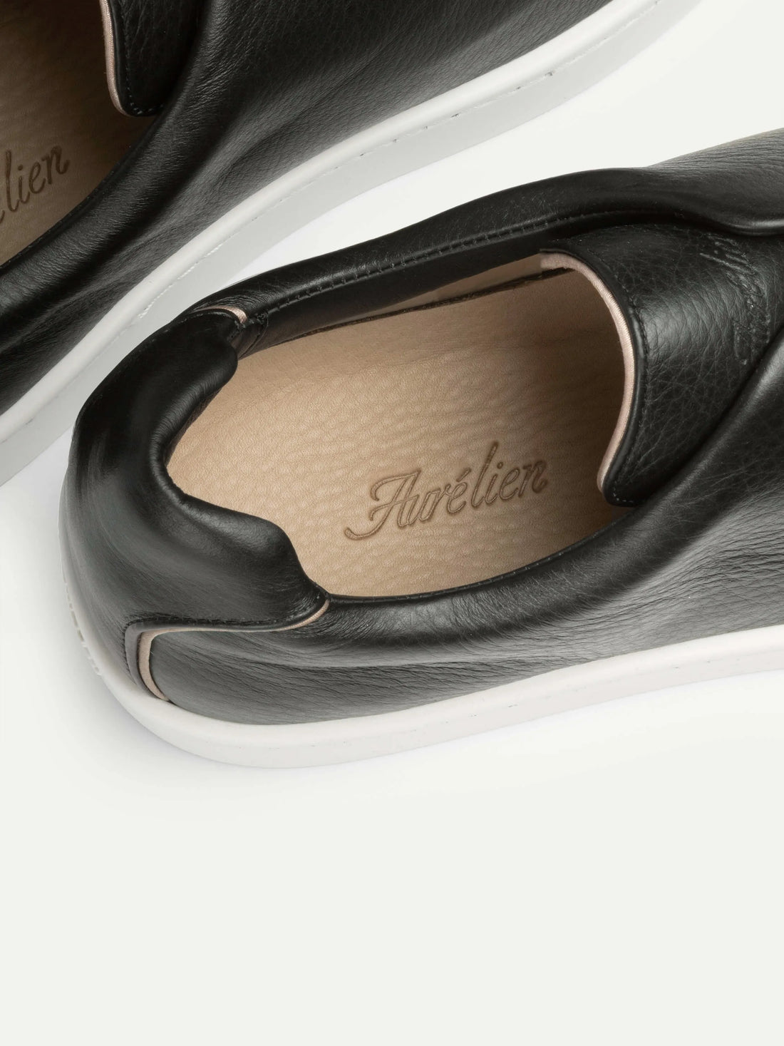 Aurelien Black Men Black Grain AUR3 Sneaker SKU: 02-025-13-05-01-0002_001 Image 02
